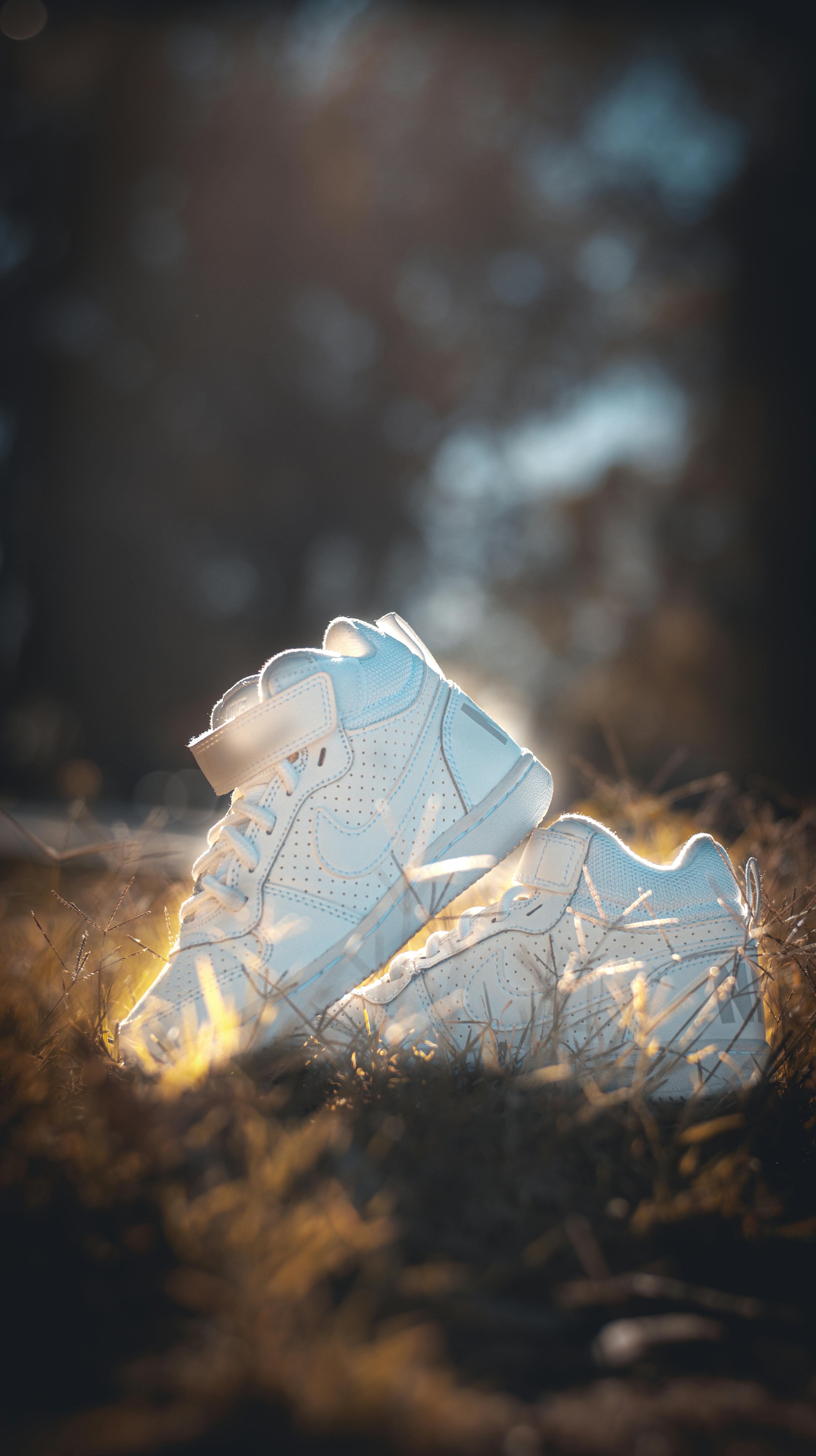 White Nike Shoes · Free