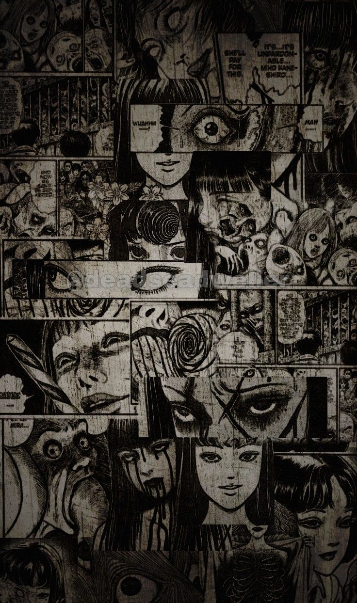 Junji itto horror manga panel