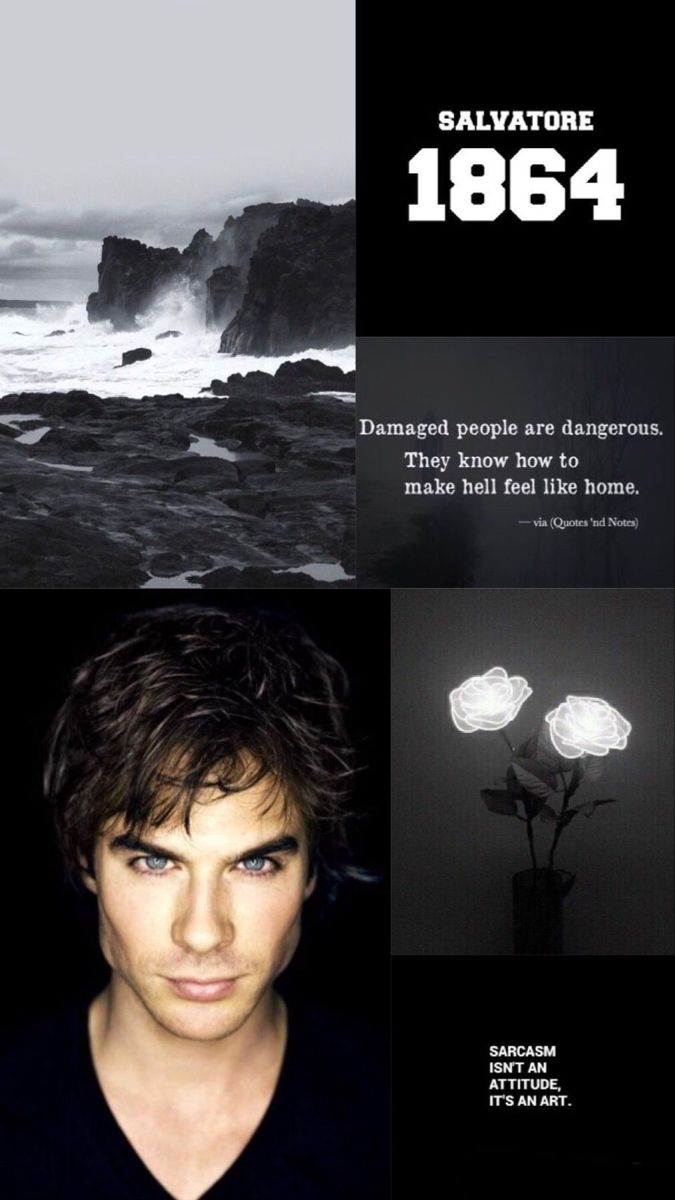 Lockscreen & wallpaper -Damon Salvatore