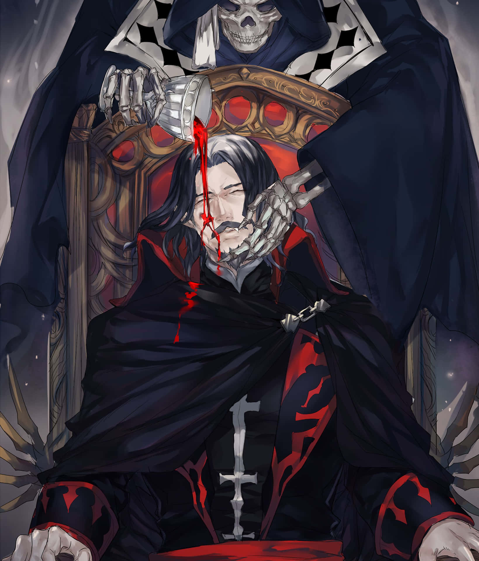Count Dracula In Castlevania Wallpaper