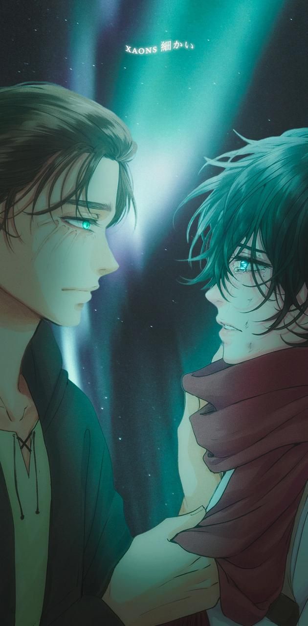 Eren x Mikasa wallpaper