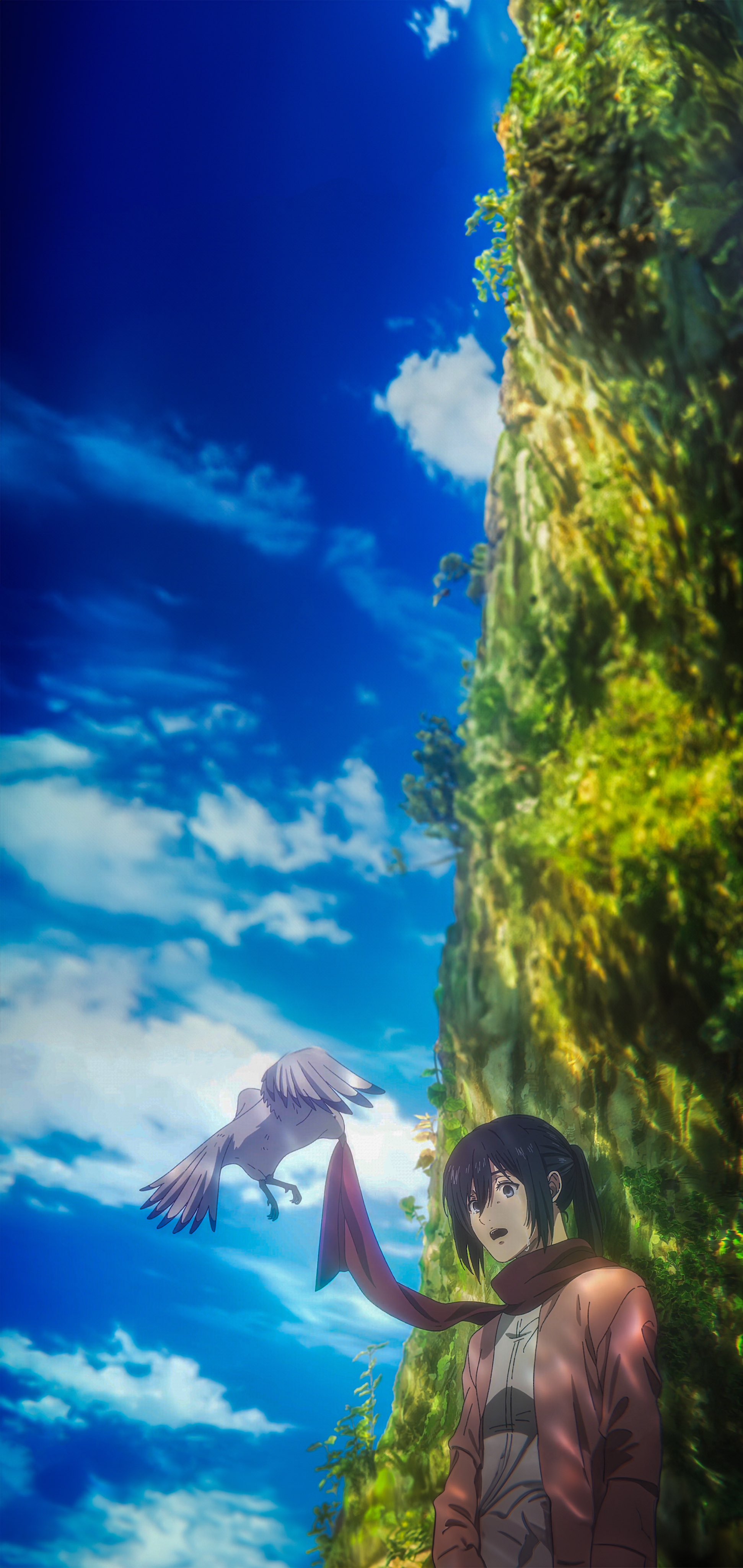 scarf around me, Eren.” Mikasa Under