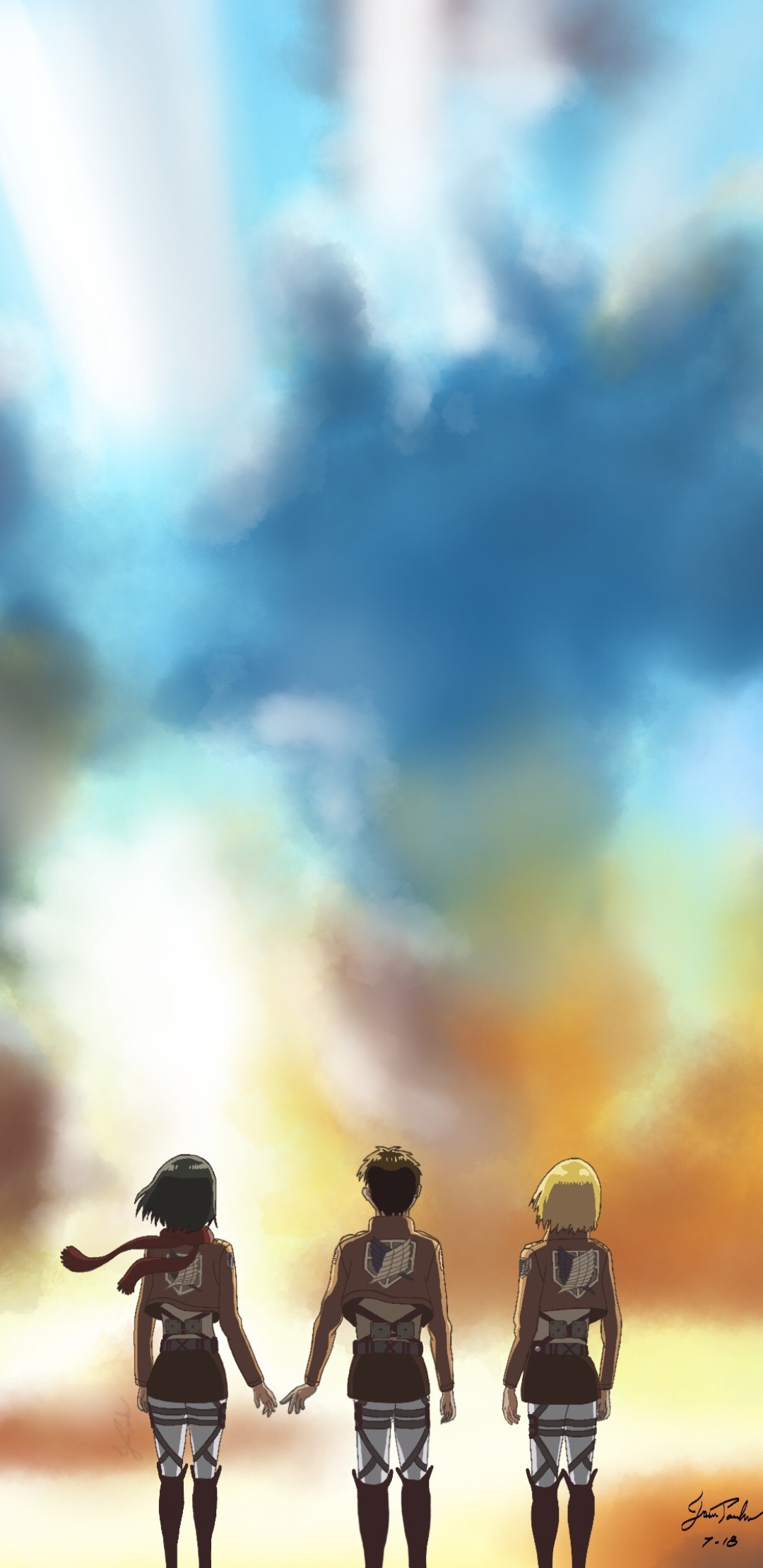 Mobile wallpaper: Anime, Armin Arlert