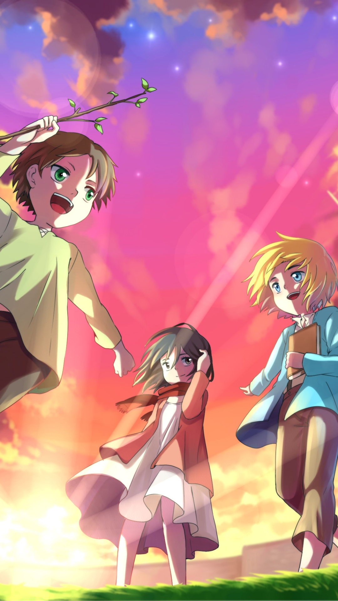 Mobile wallpaper: Anime, Armin Arlert