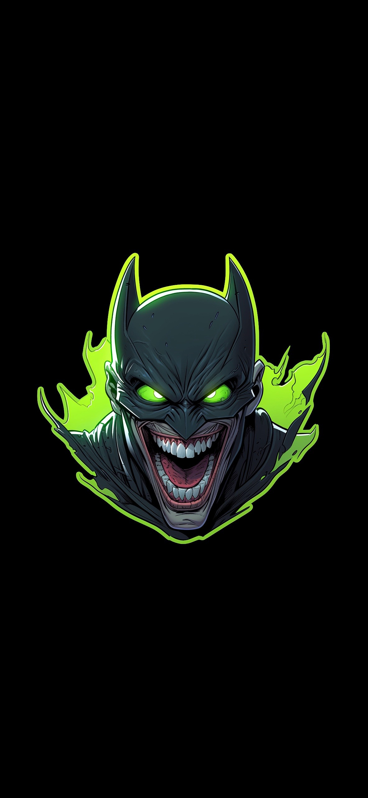 Batman x Joker Toxic Wallpaper