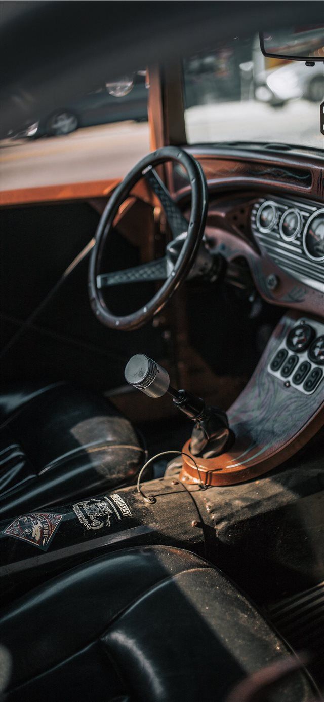 Custom Hot Rod iPhone X Wallpaper