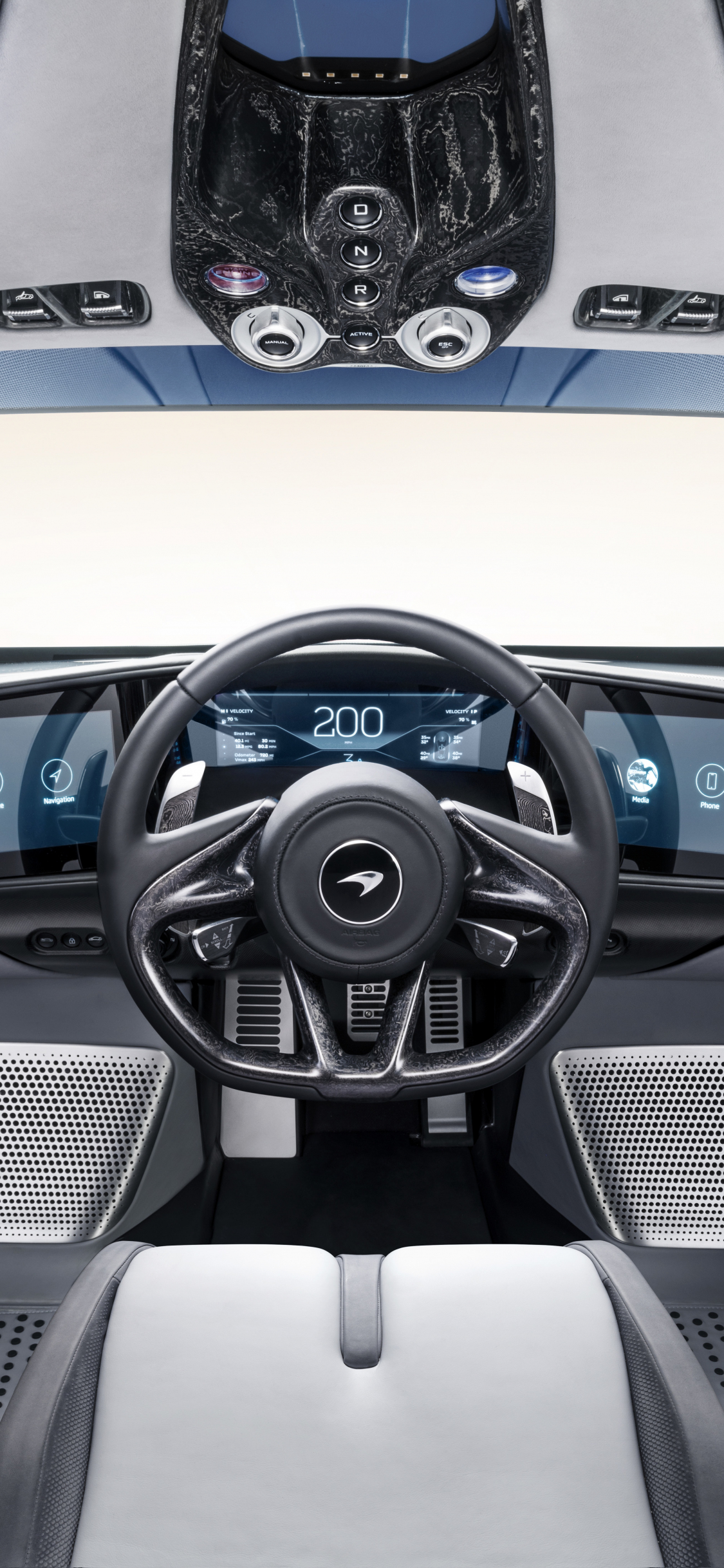 Download wallpaper 1125x2436 mclaren