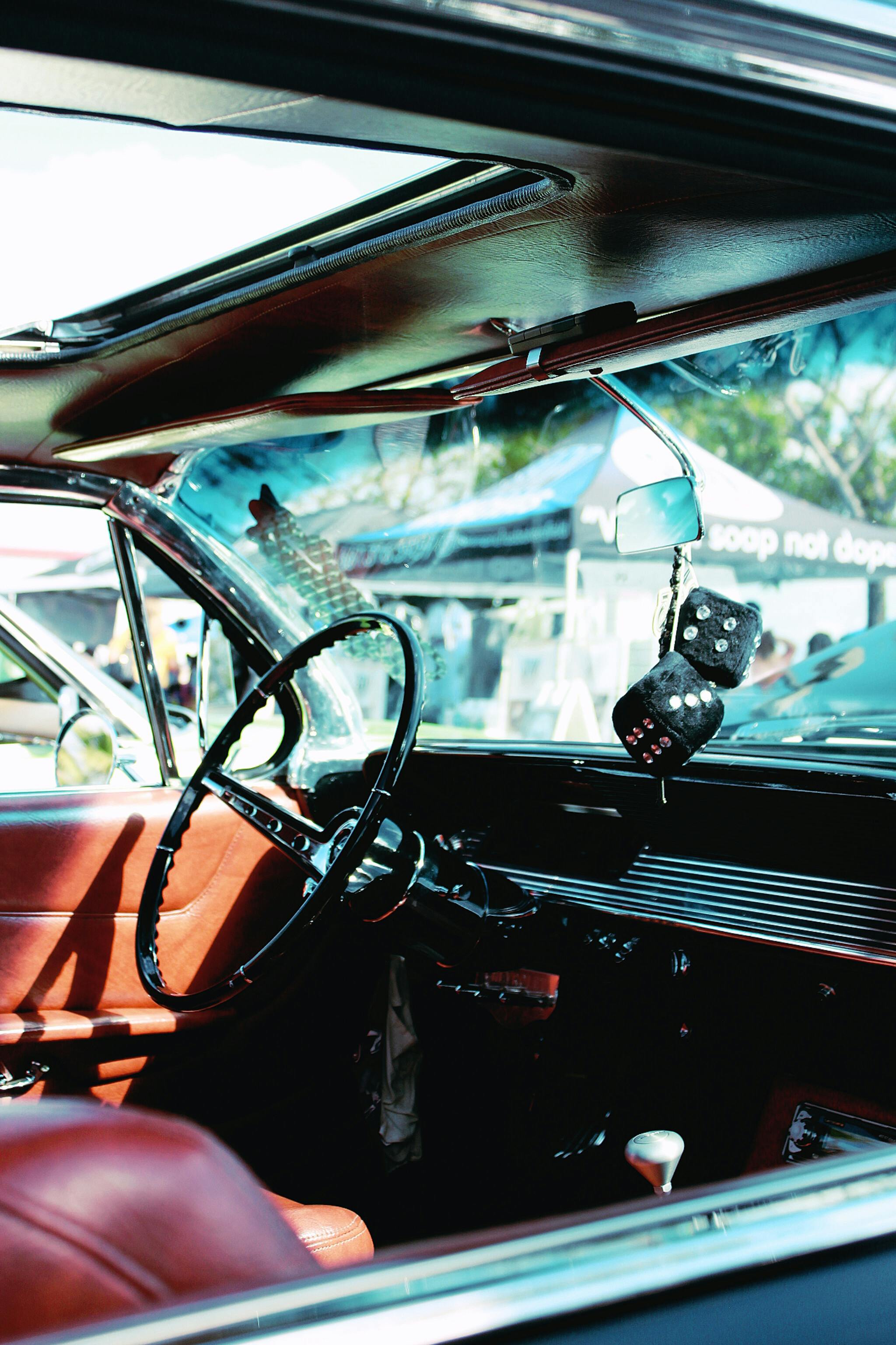 Vintage Car Interior · Free