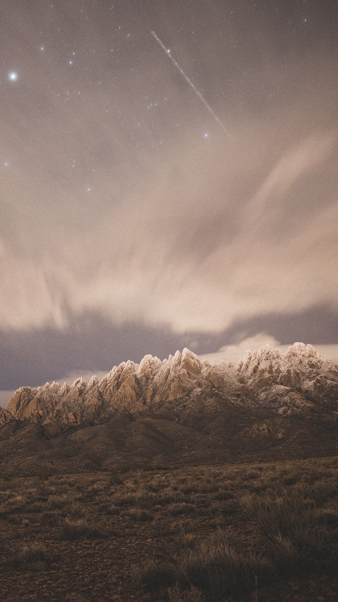 Snowy Peaks of the Organ Mountains