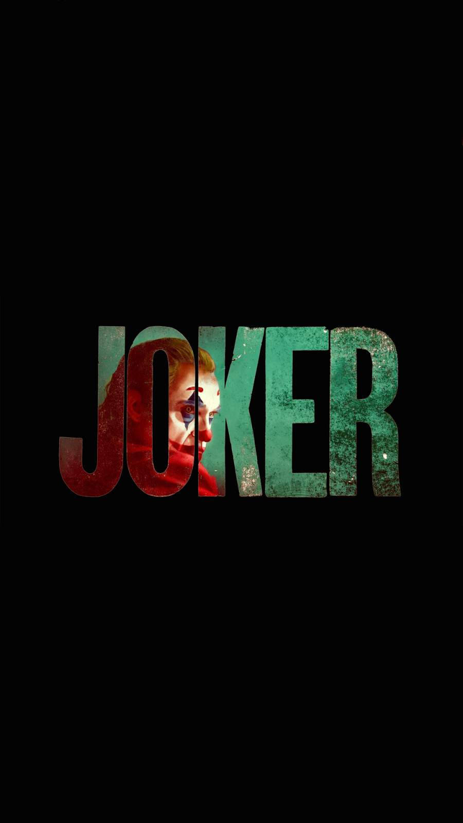 8K iPhone Joker Typography Wallpaper