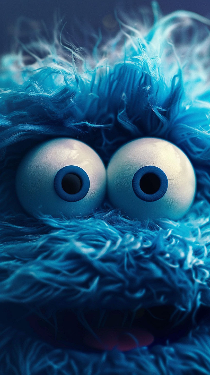 AI monster wallpaper, image. pc