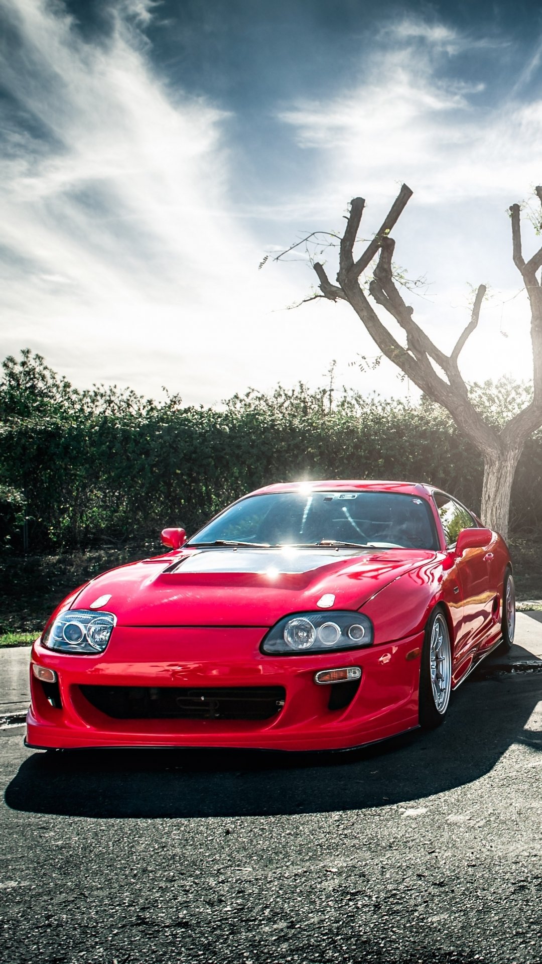 Vehicle Toyota Supra Phone Wallpaper
