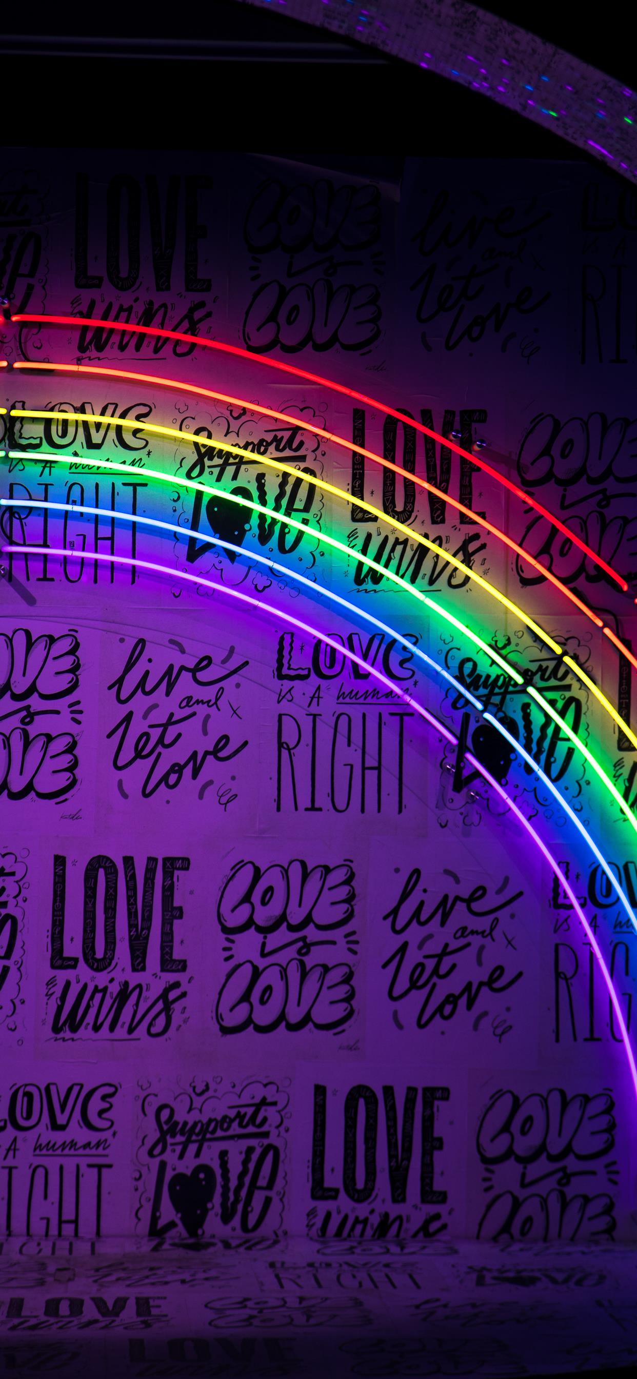 typography iPhone X Wallpaper Free