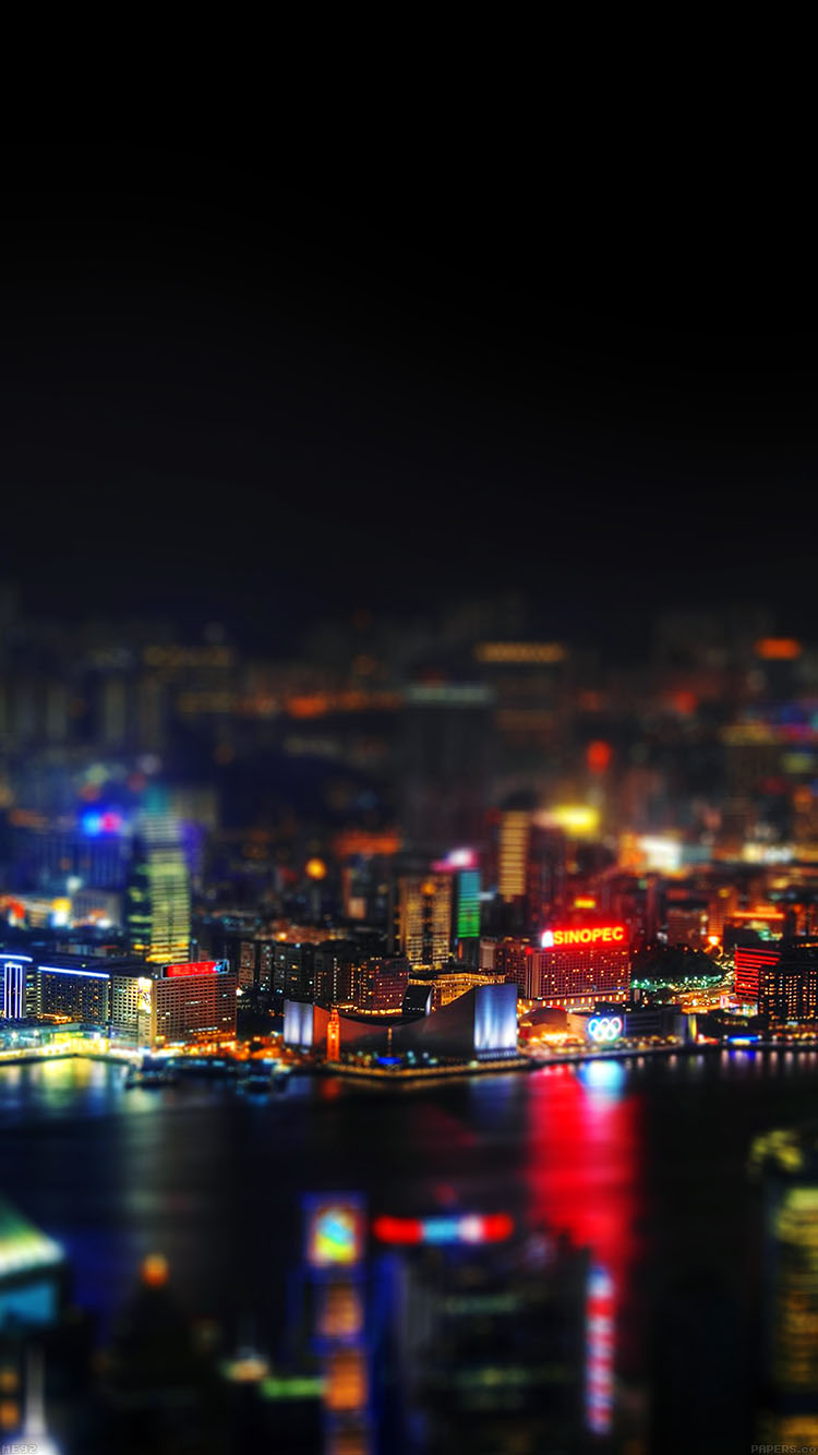 Hongkong Night Cityscapes Lights