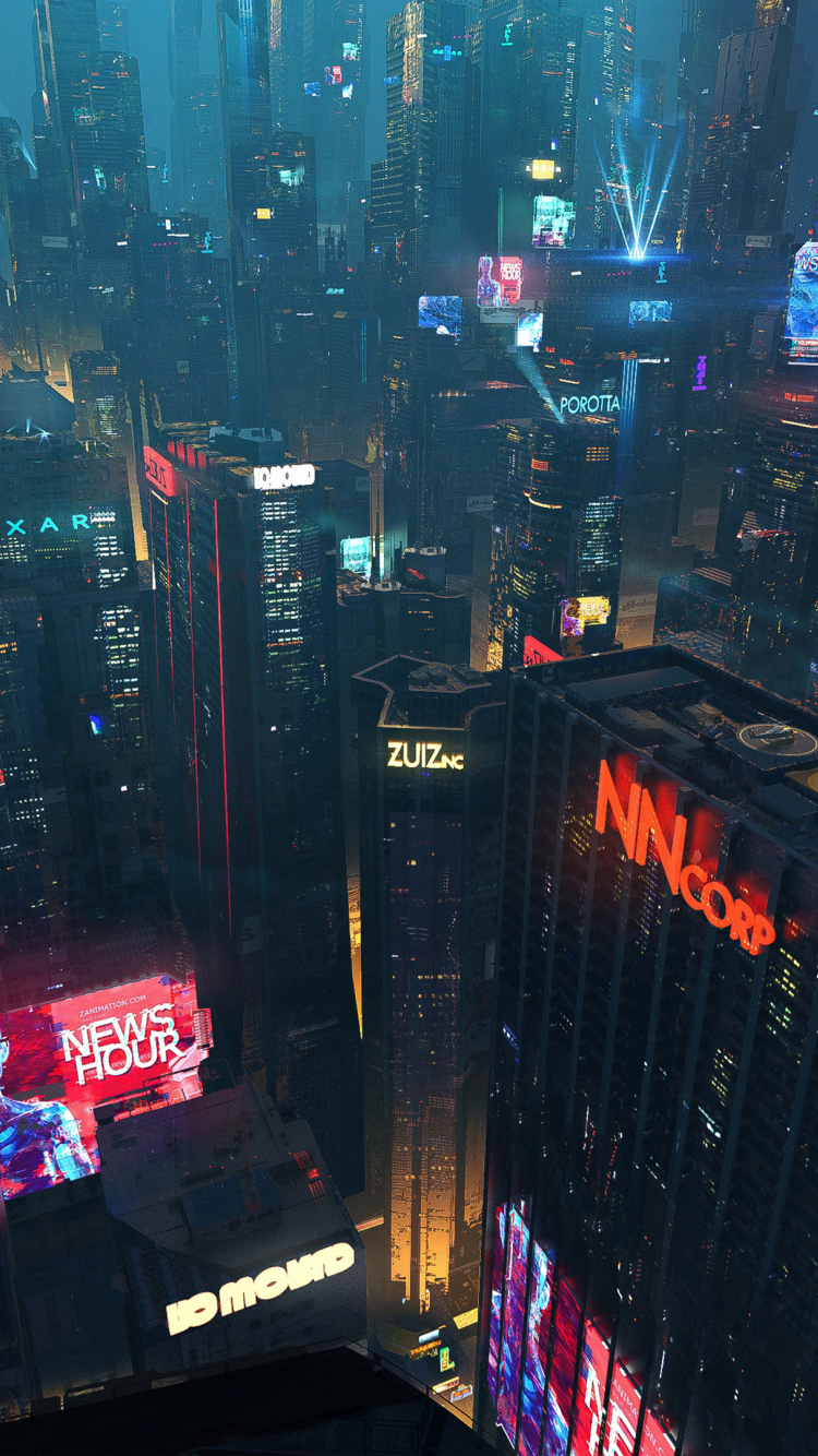 Download wallpaper 750x1334 cityscape