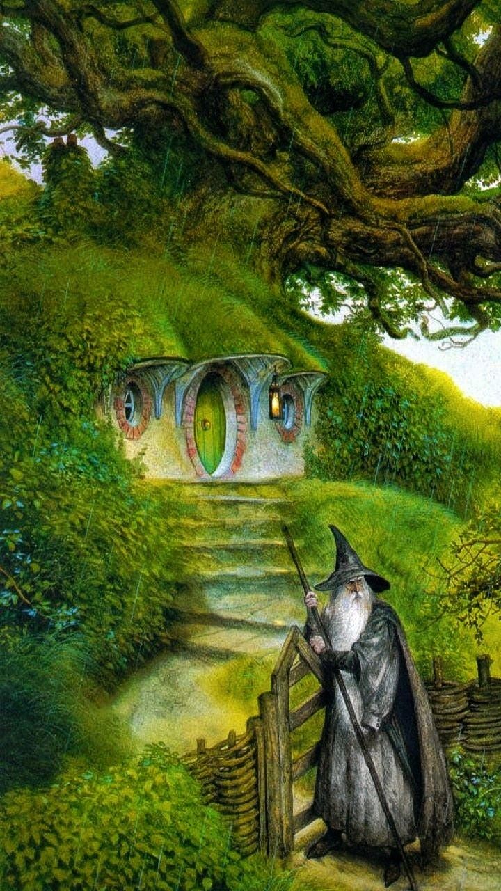 Gandalf at Bag End