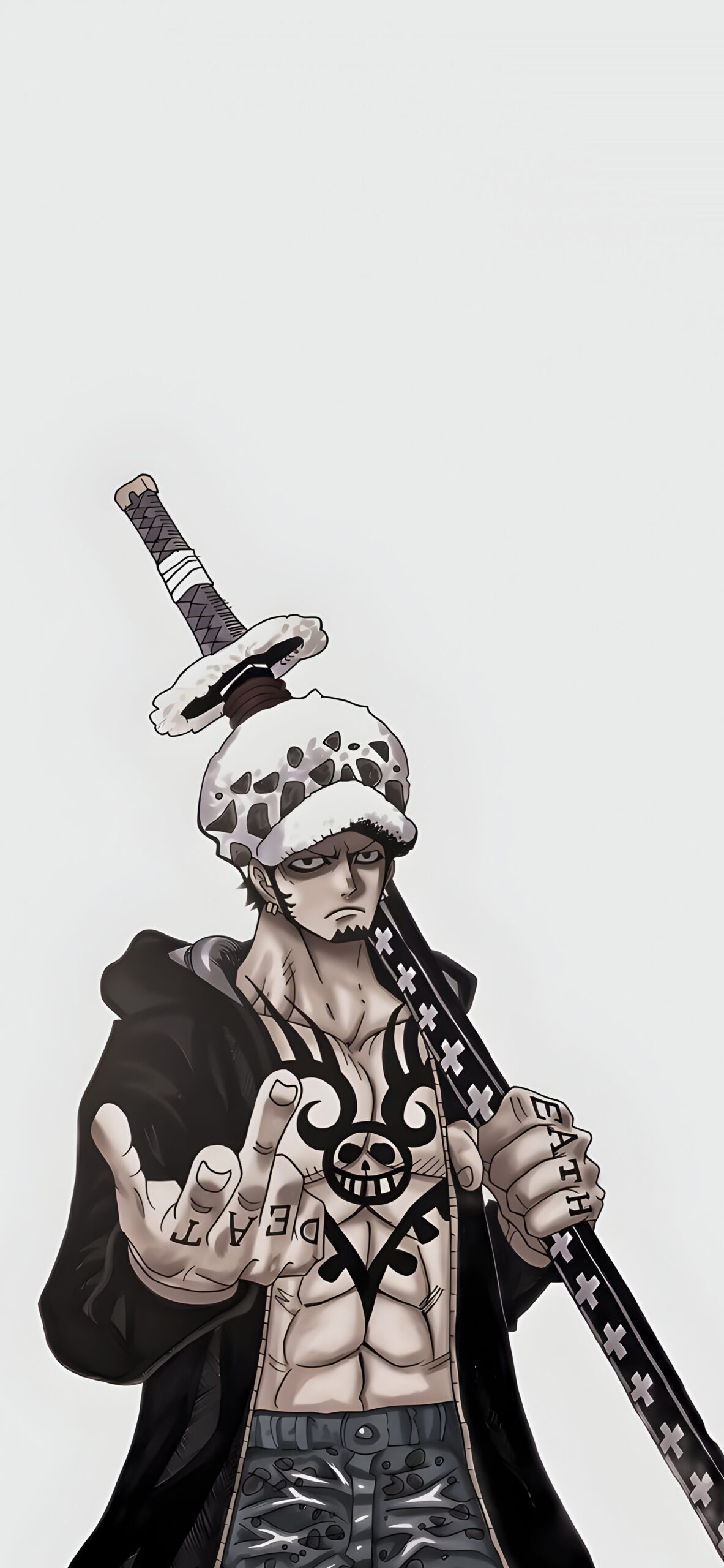 Trafalgar Law Minimalist Wallpaper