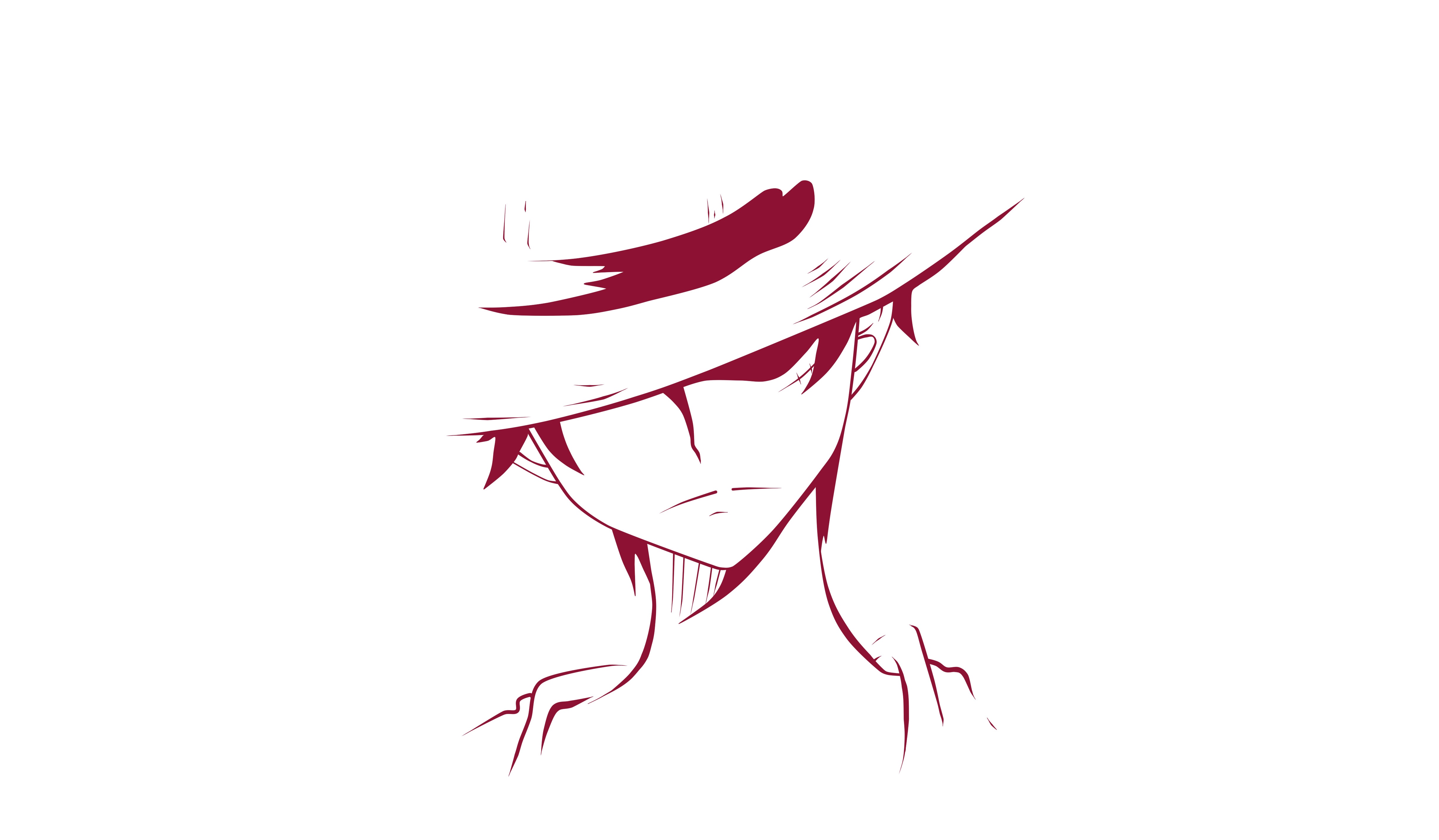 Wallpaper minimalism, hat, guy, One