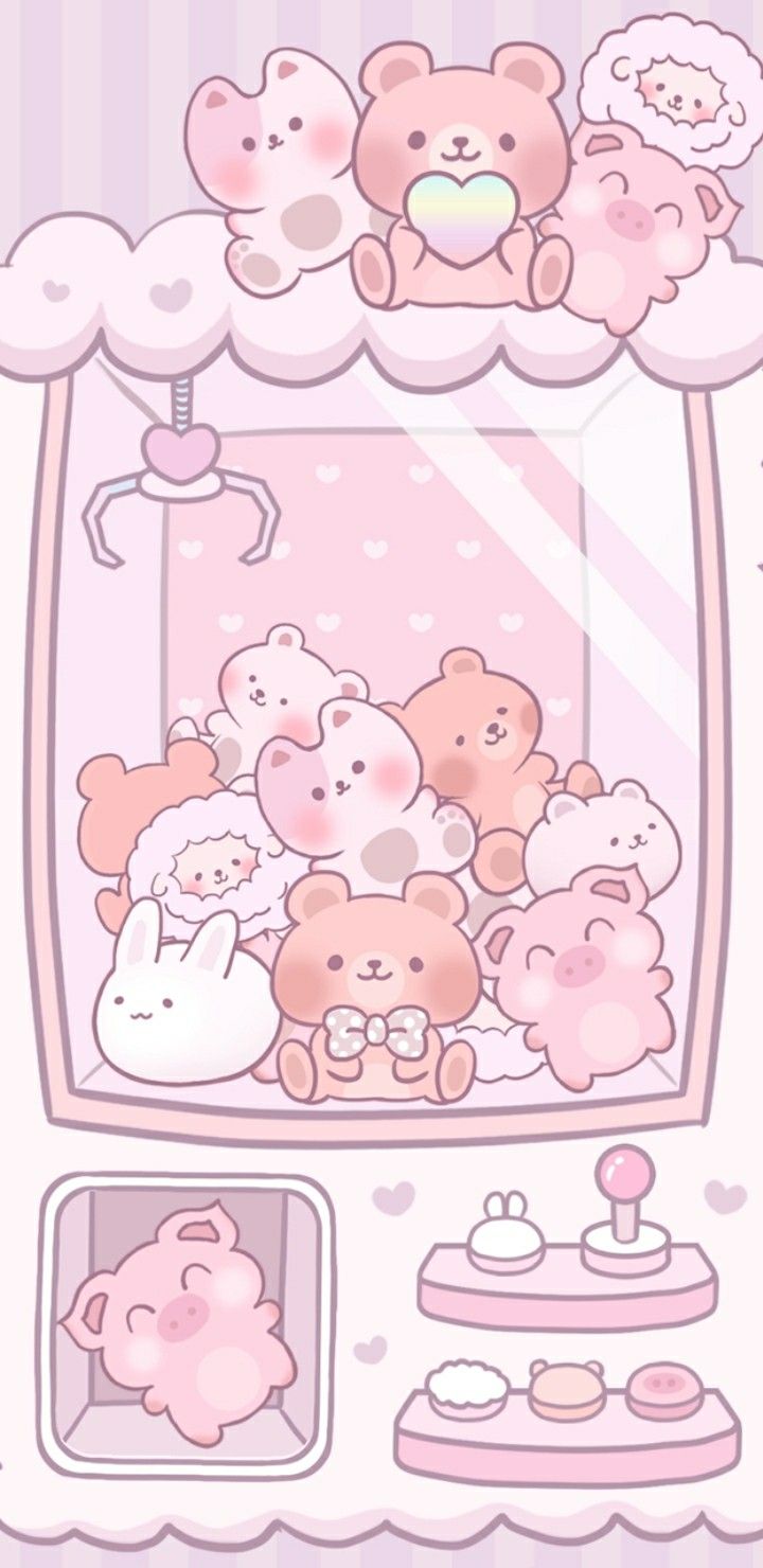 Cute pink wallpaper ♡
