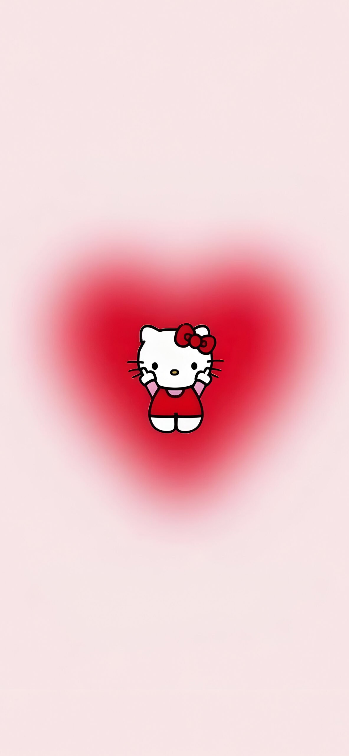 Kawaii Hello Kitty Pink Heart