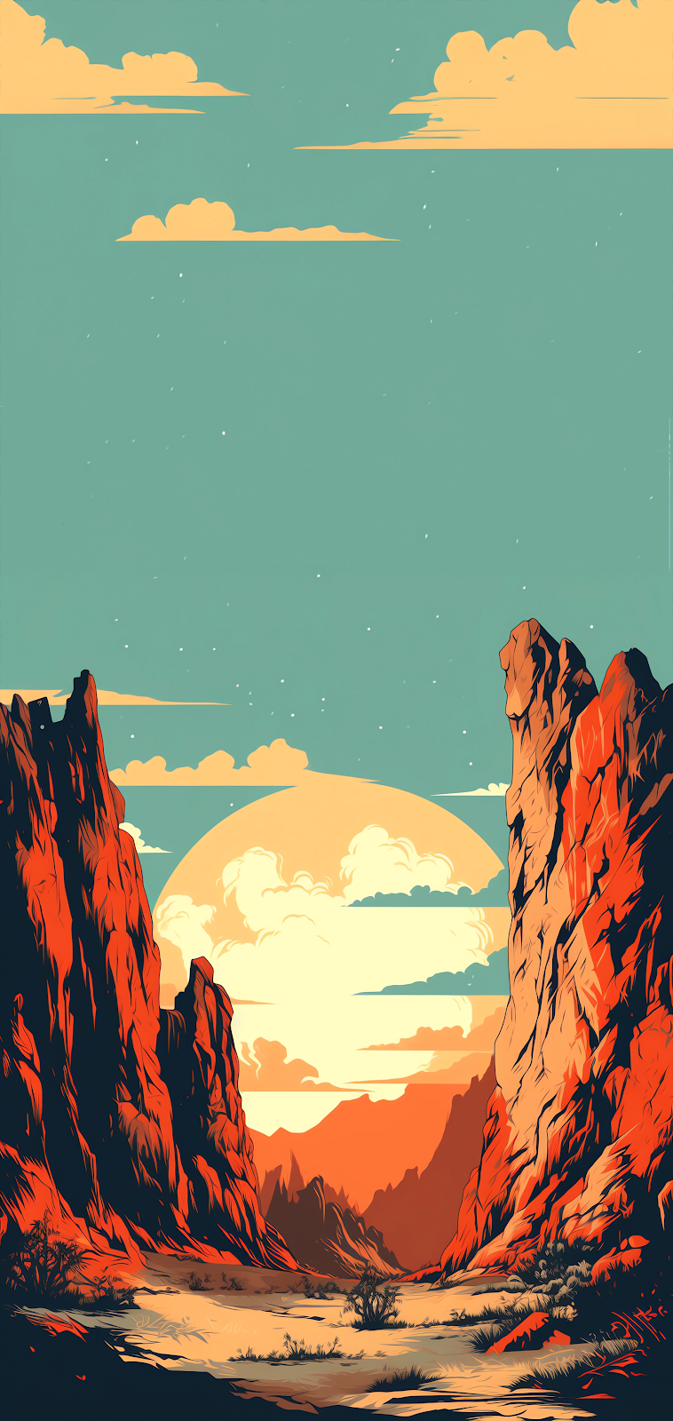 BEAUTIFUL AI GENERATED WALLPAPER IPHONE