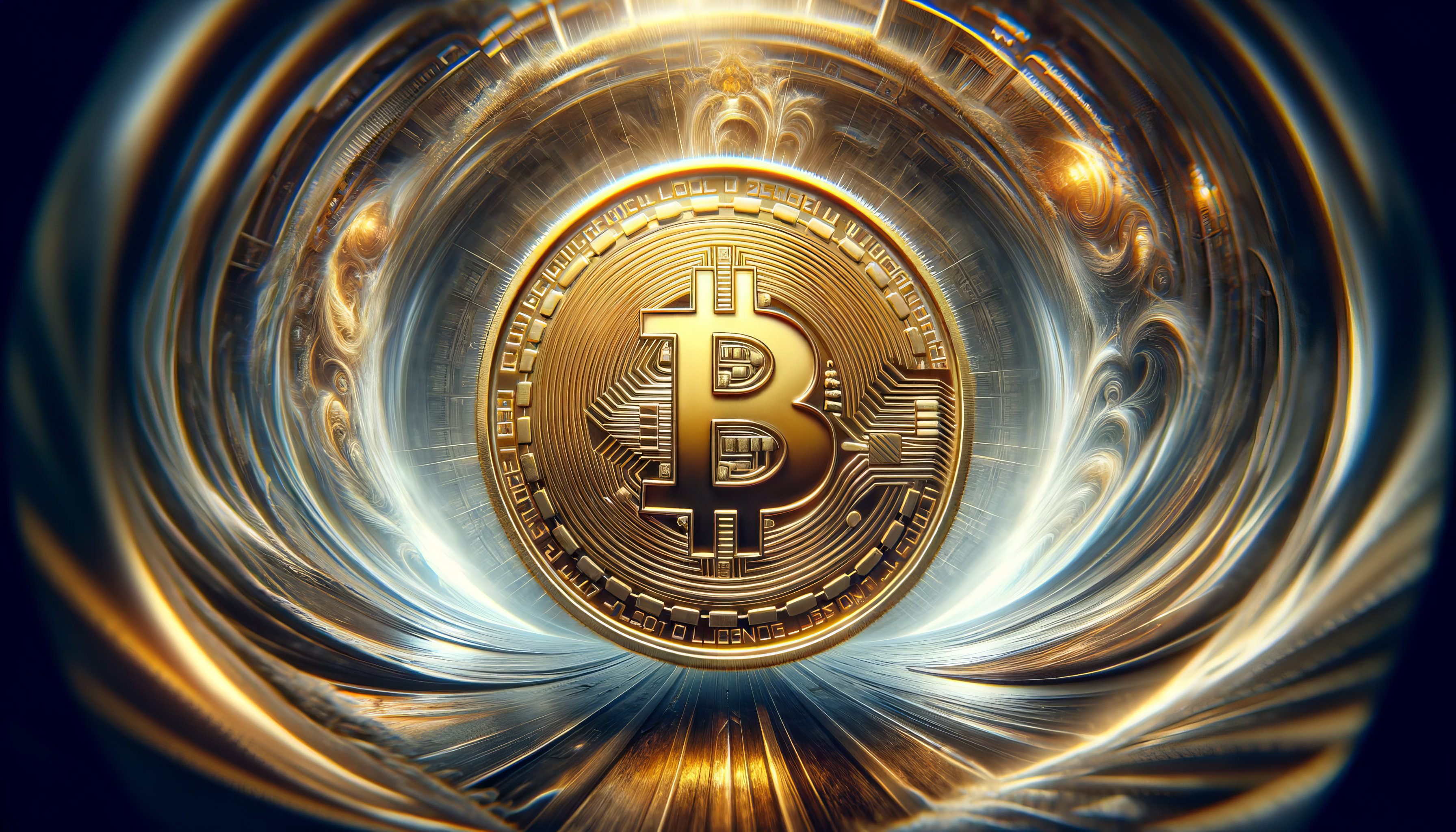 Bitcoin Digital Rush HD Wallpaper