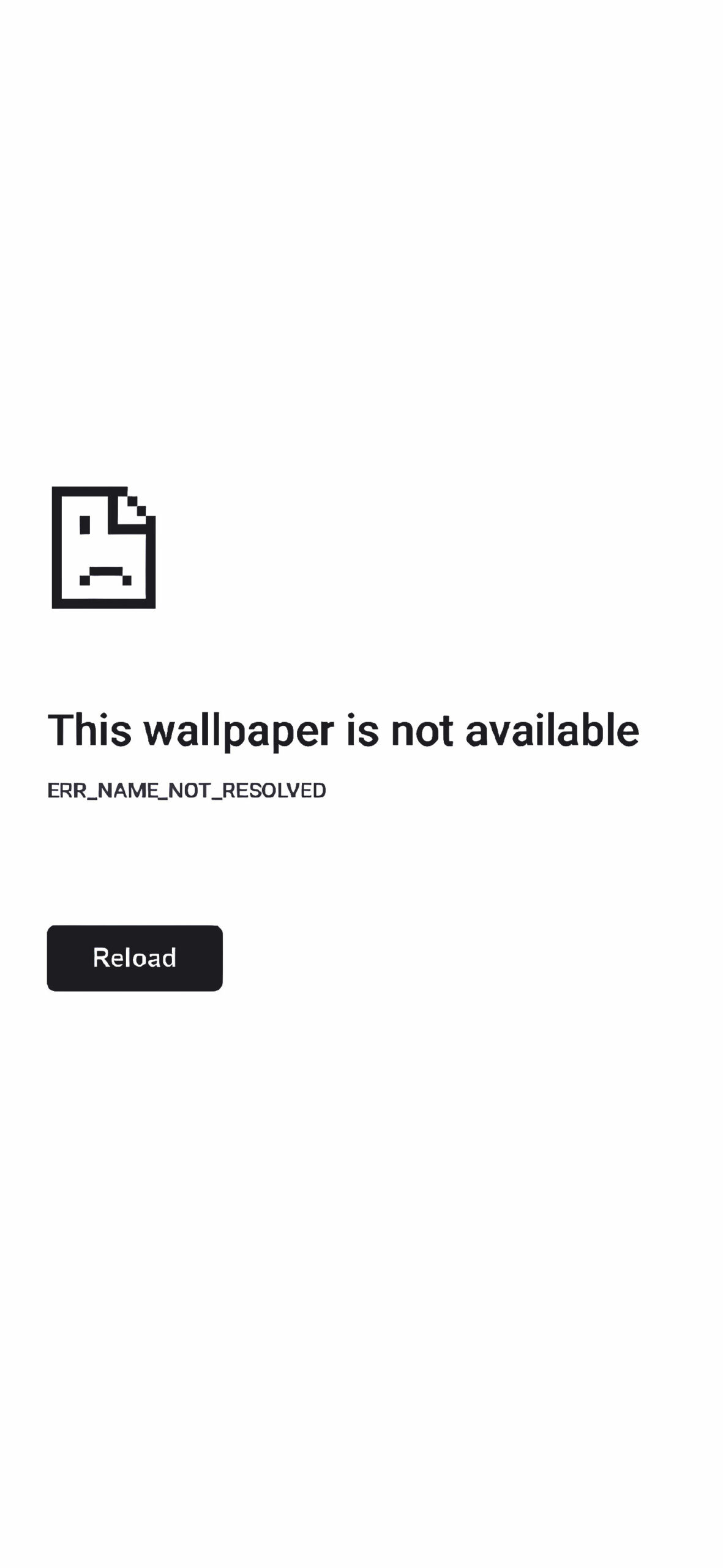 This Wallpaper is Not Available
