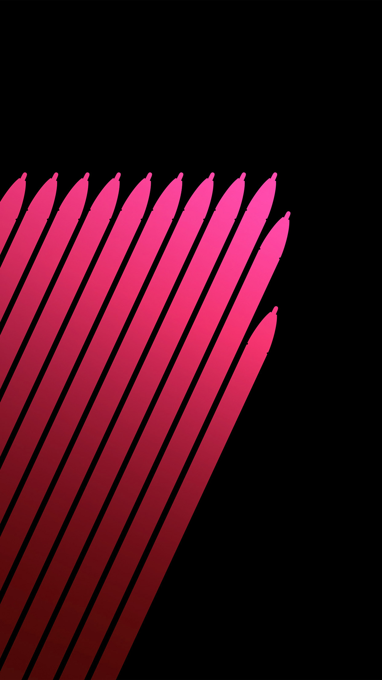 Galaxy Art Pen Dark Red Magenta Pattern