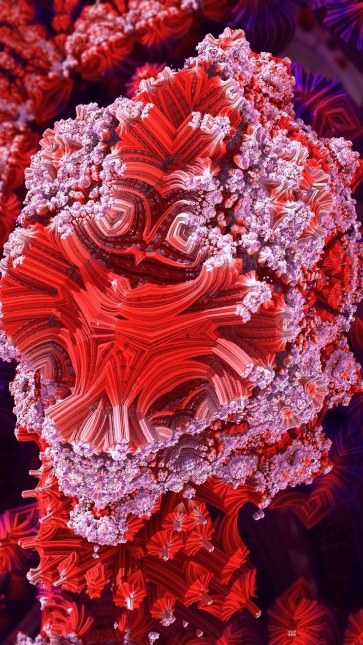 Colorful Underwater Coral Reef Patterns