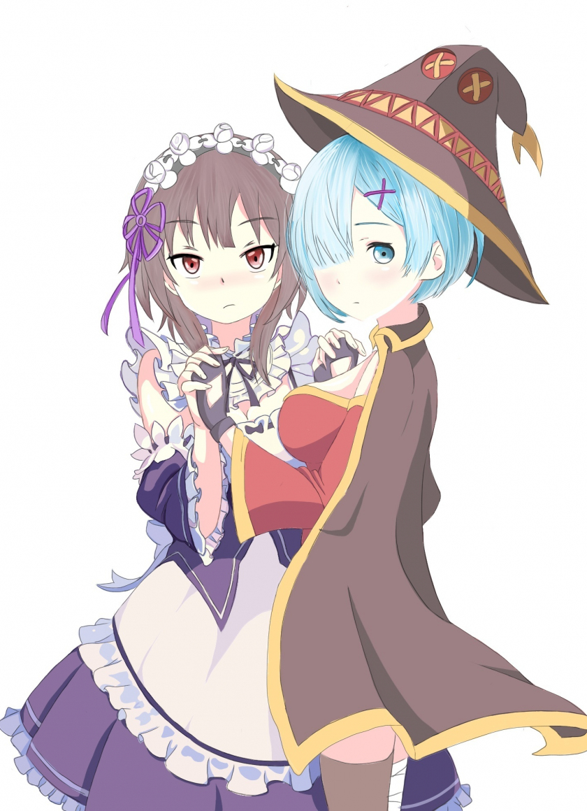 Download wallpaper 840x1160 megumin