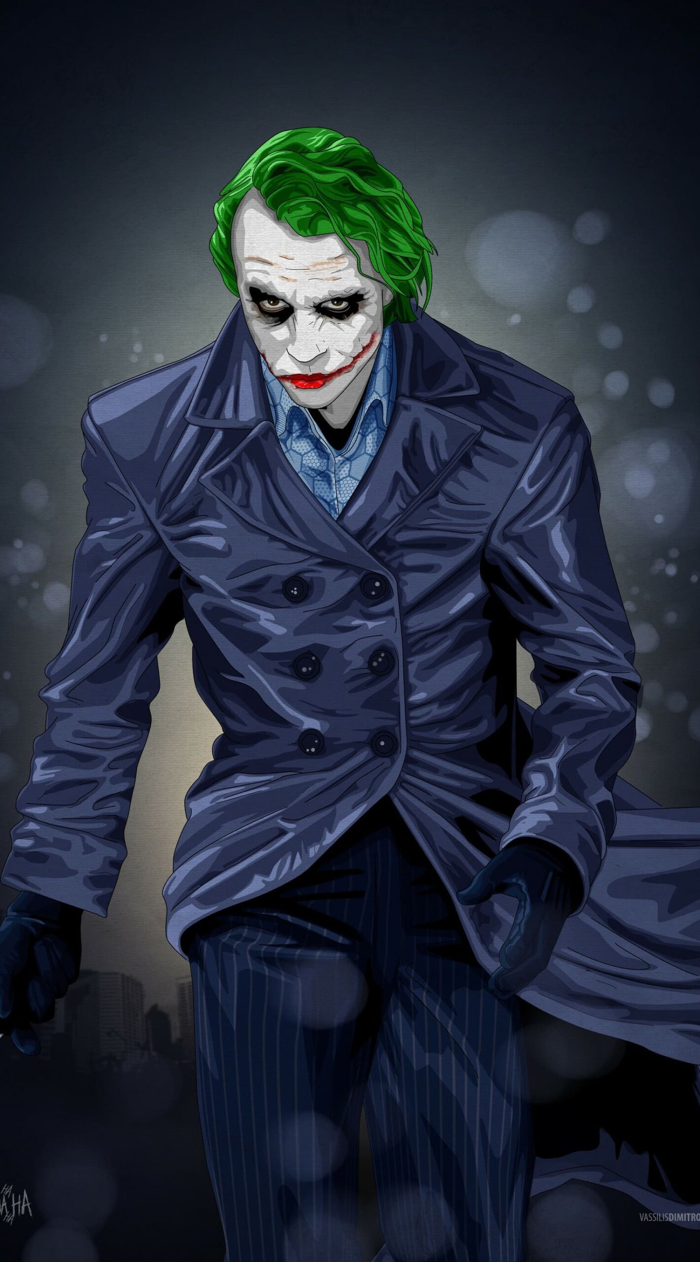 Joker Heath Ledger iPhone Wallpaper
