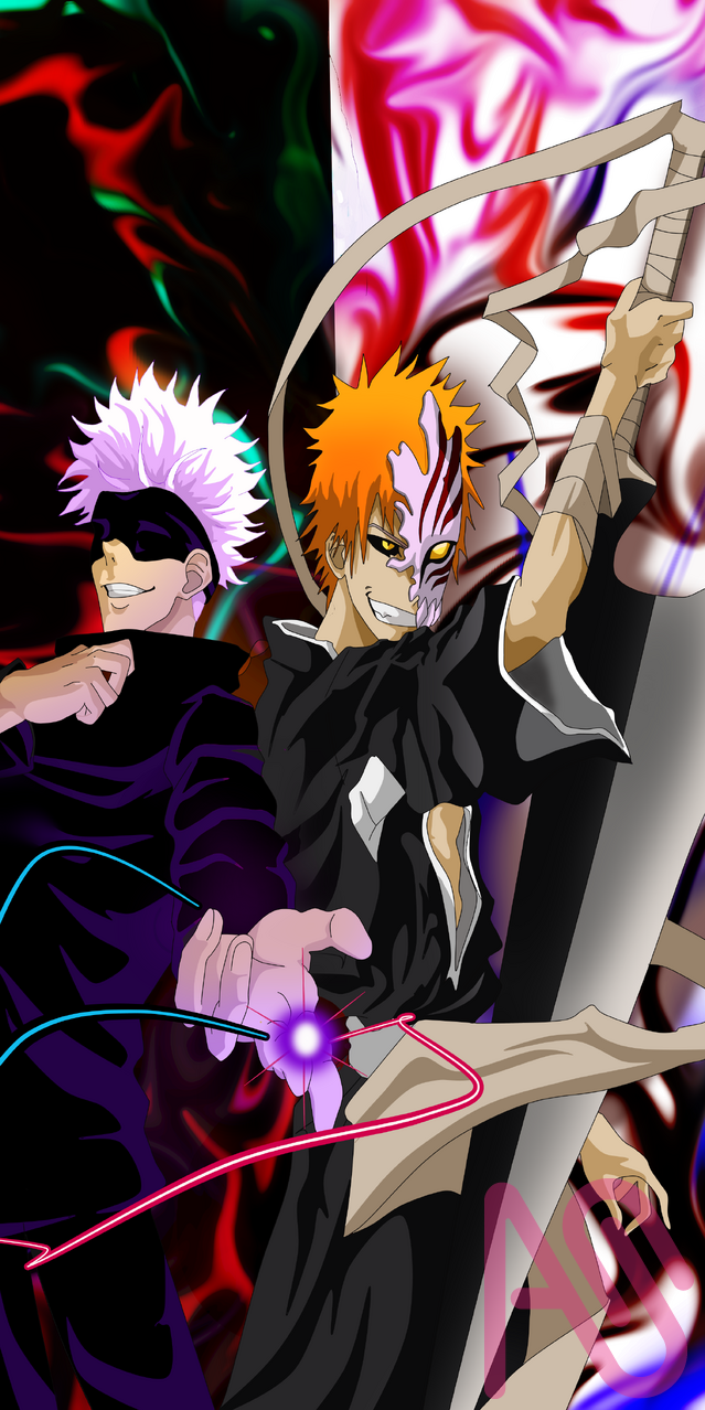 Pic1 Ichigo and gojo crossover..pic