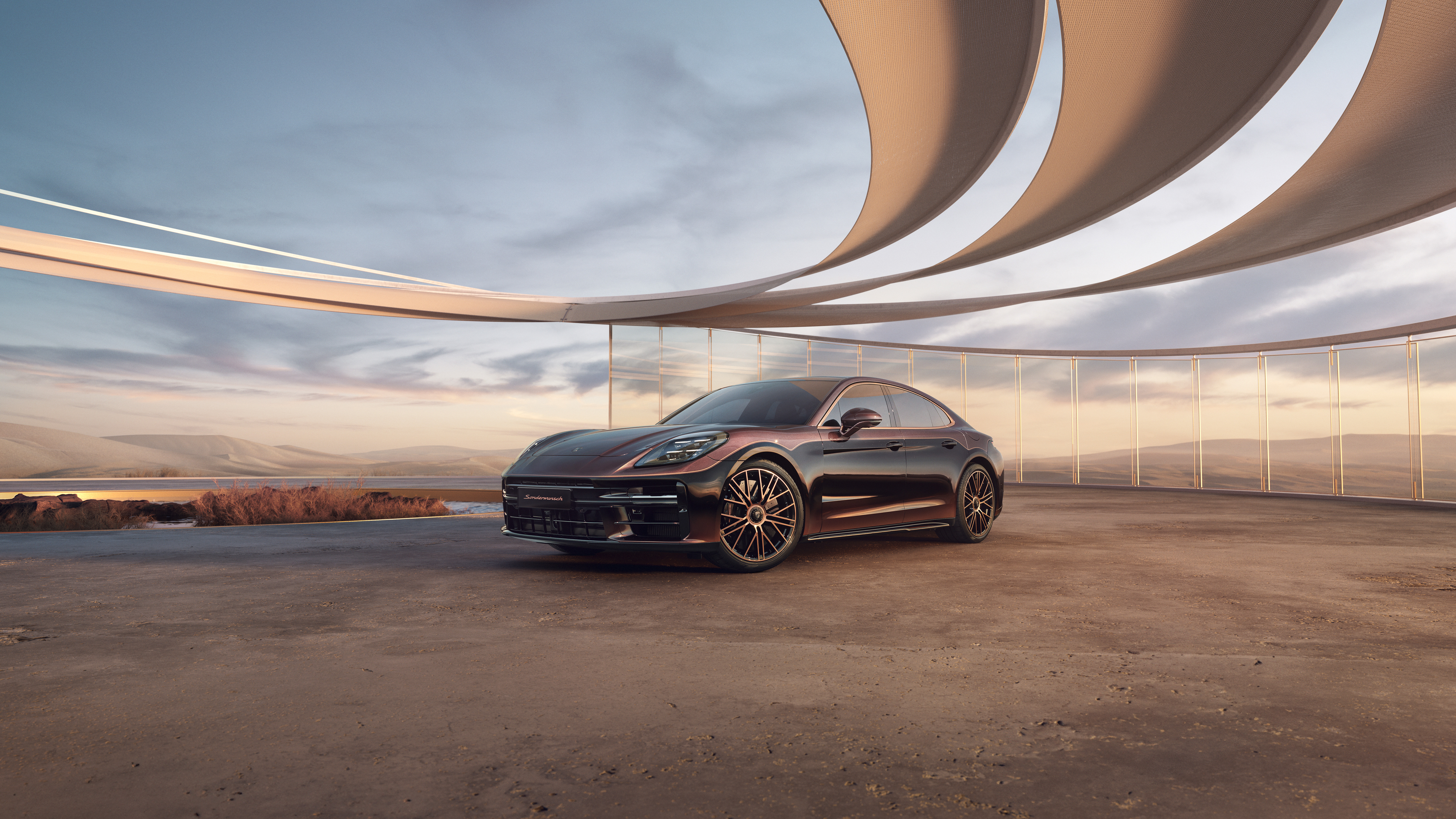 Porsche Panamera Futuristic Car Within