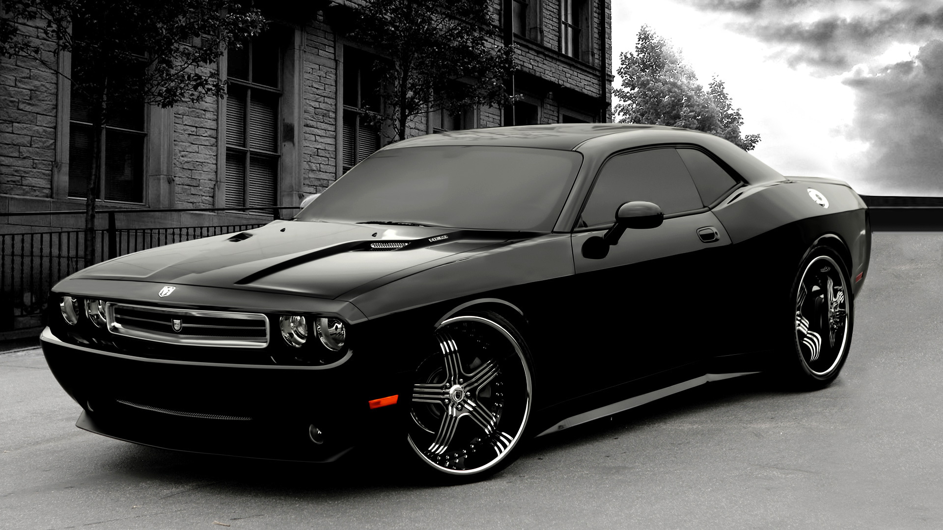 Sleek Dodge Challenger HD Wallpaper