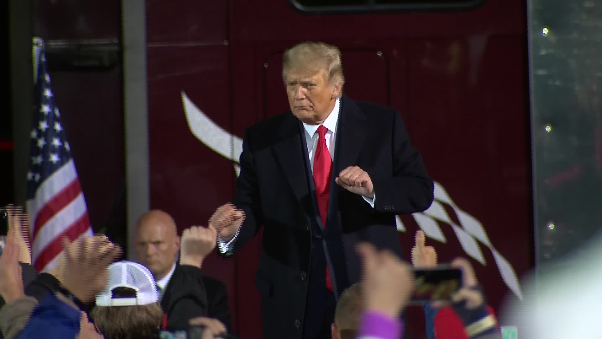 Trump boogies to this classic hit