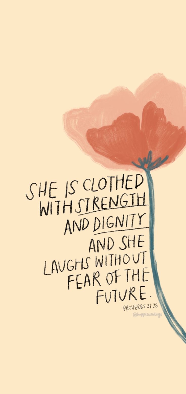 Proverbs 31:25 wallpaper