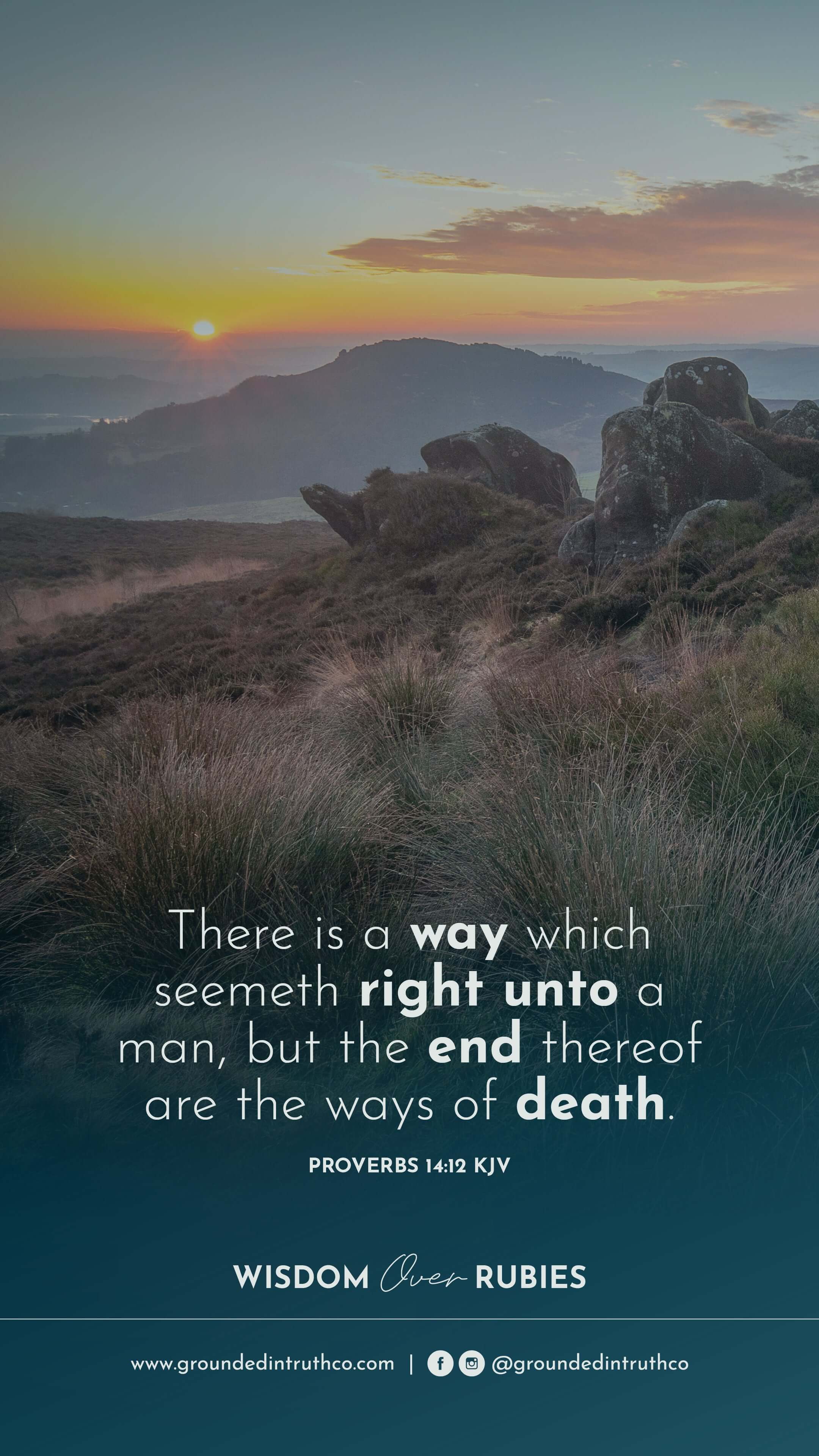 Proverbs 14 12. Bible Verse Wallpaper