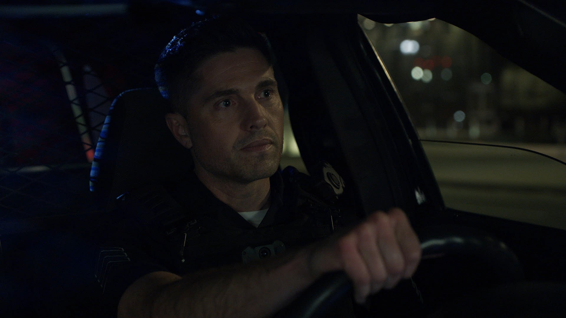 Tim Bradford. What song is playing