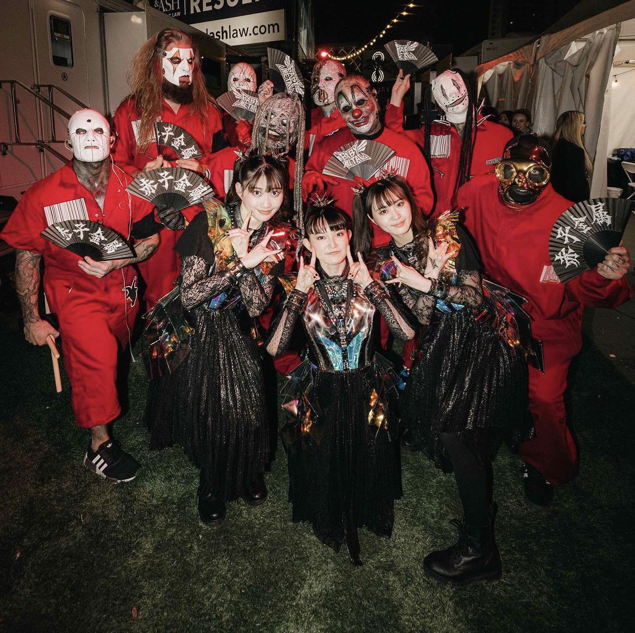 Slipknot x Babymetal new clown mask