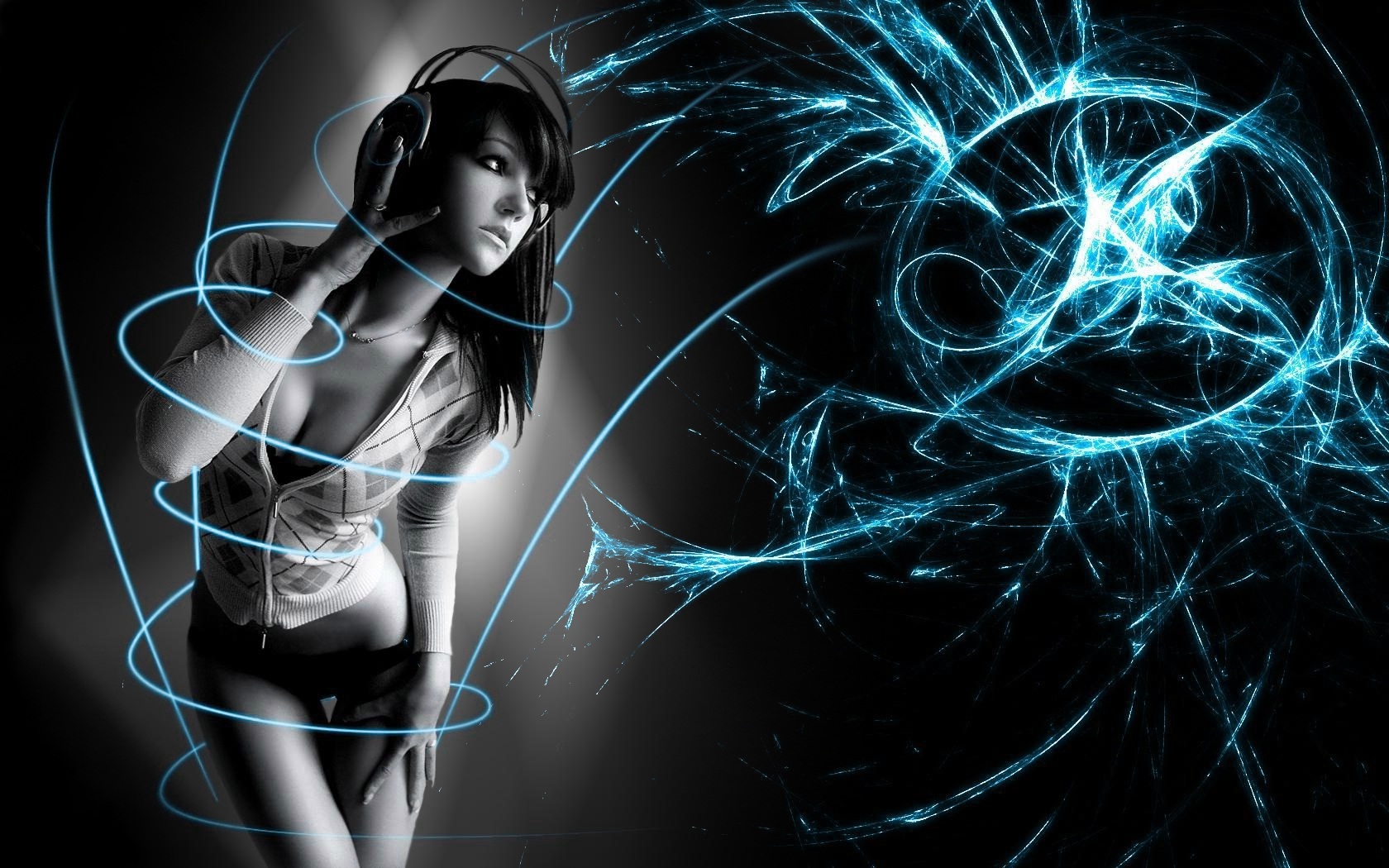 Fantasy Girl DJ Wallpaper