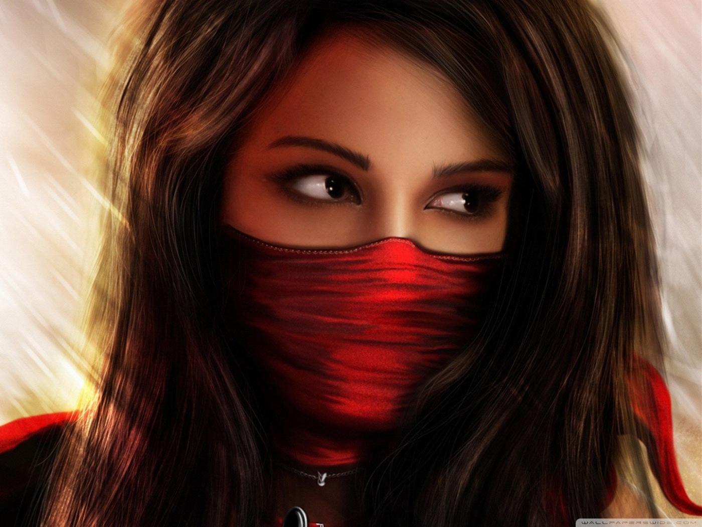 Ninja Girl Fantasy Ultra HD Desktop