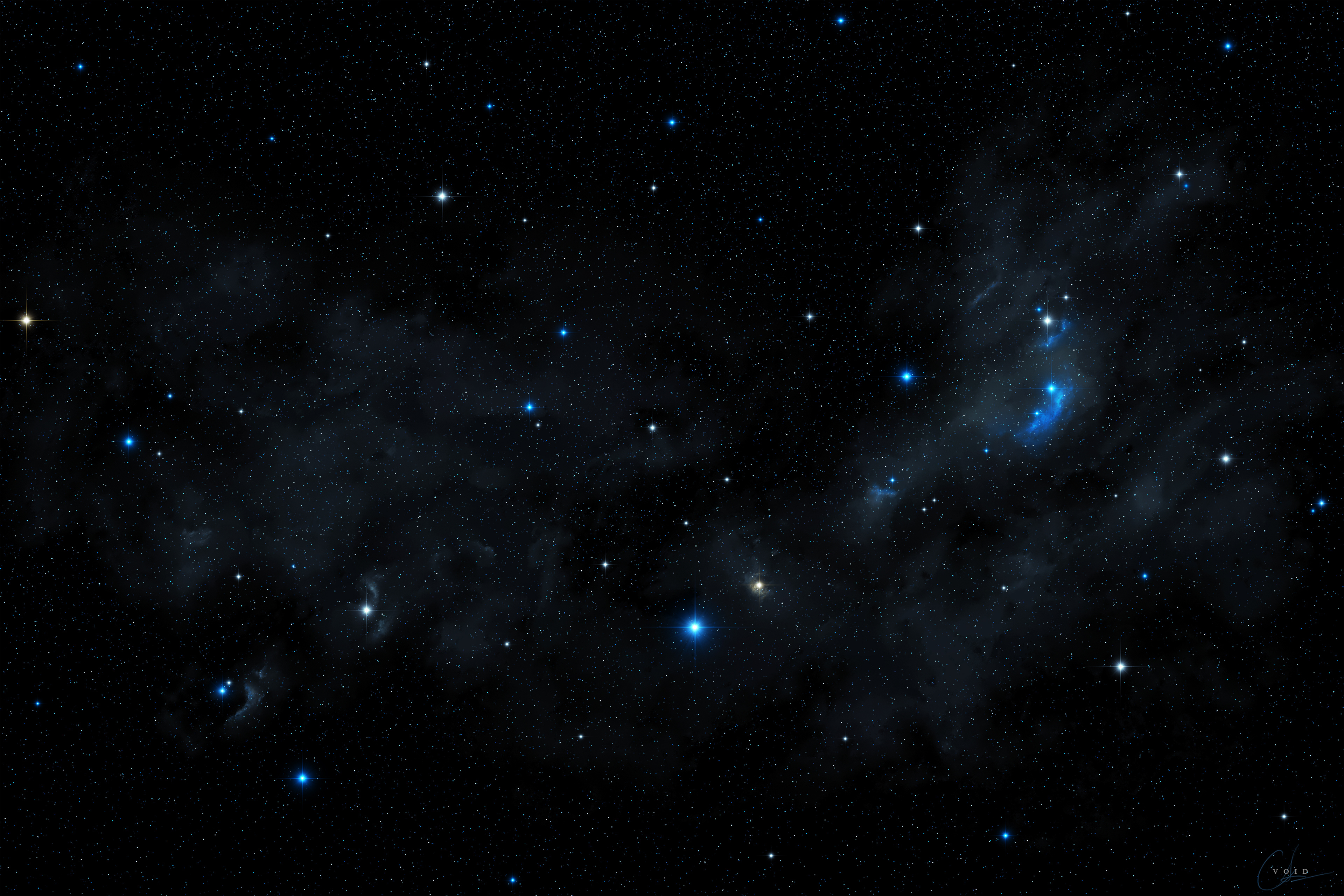 Stars Wallpaper 4K, Outer space, Galaxy