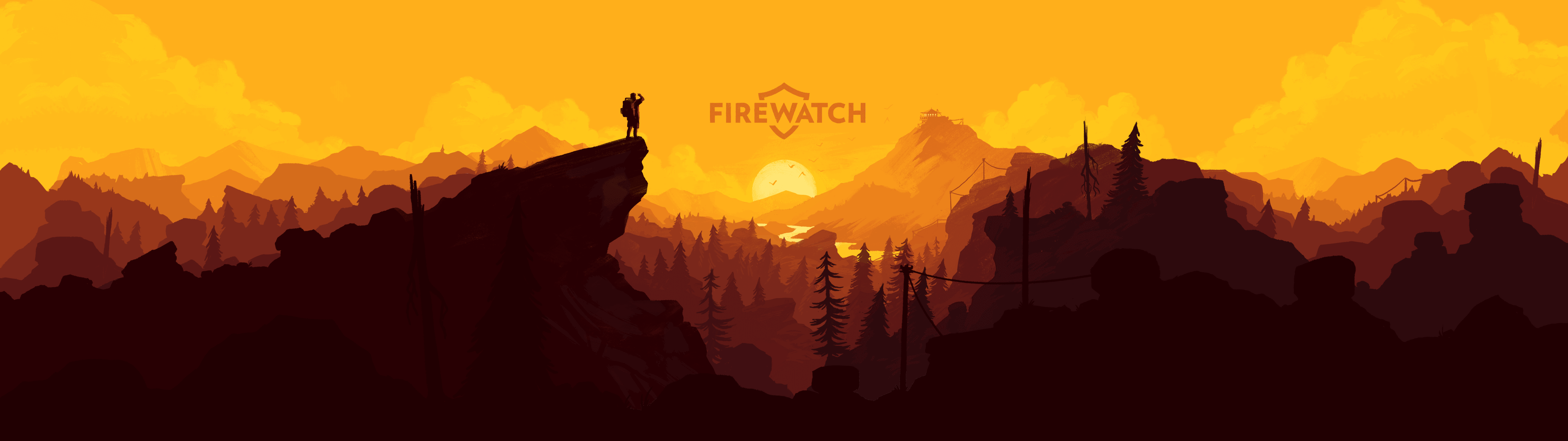 Firewatch Wallpaper, PDN, PSD