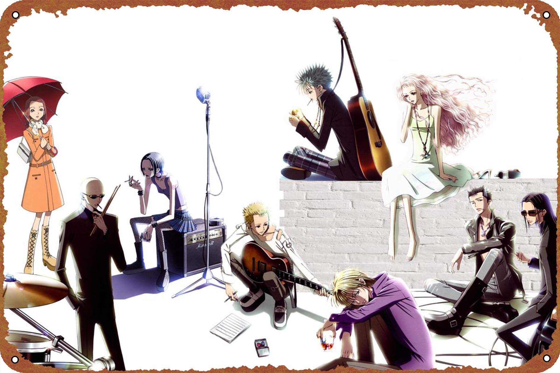 Vintage Wall Plaque Decor 8x12 Inch