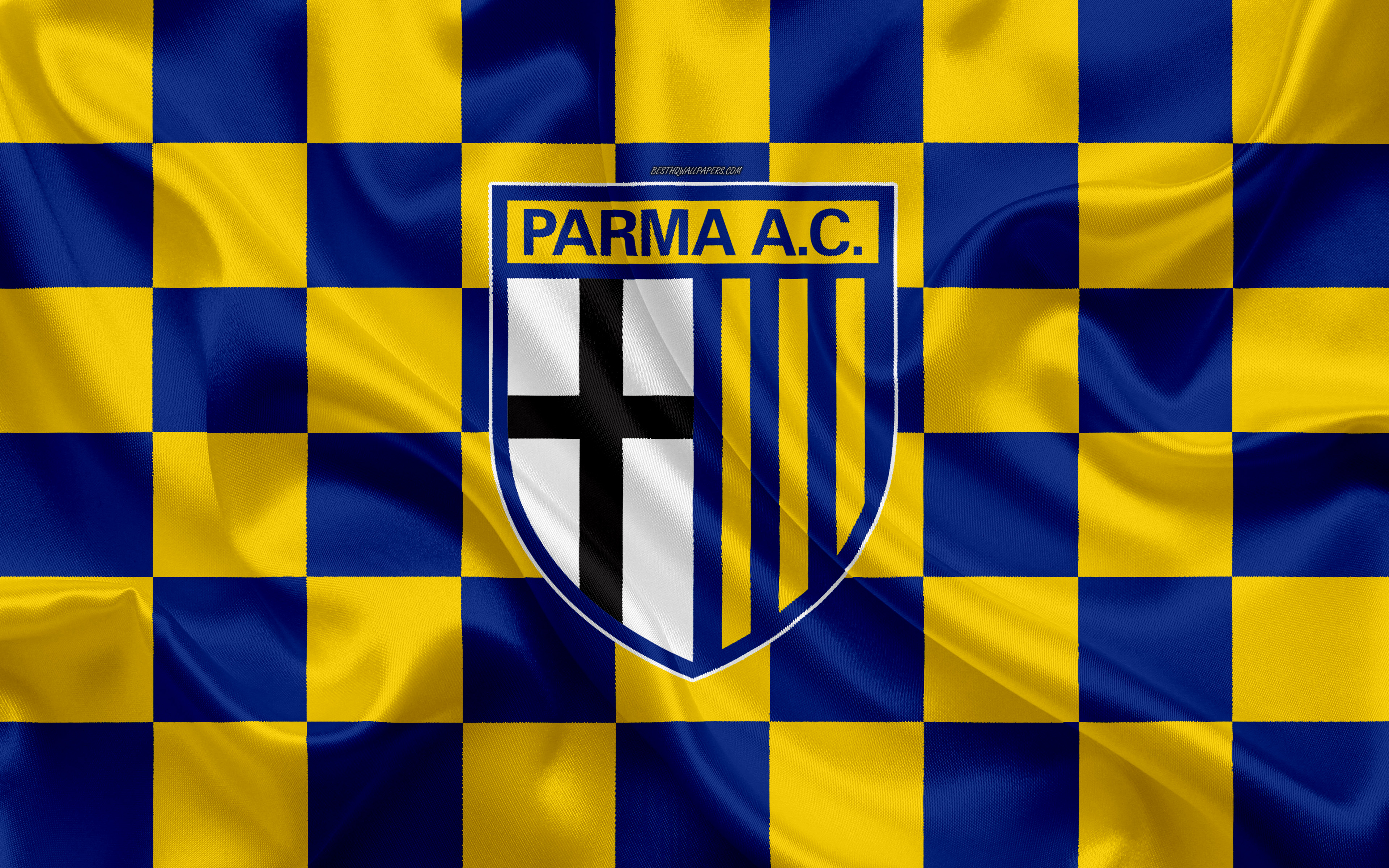 Download wallpaper Parma FC, 4k, logo