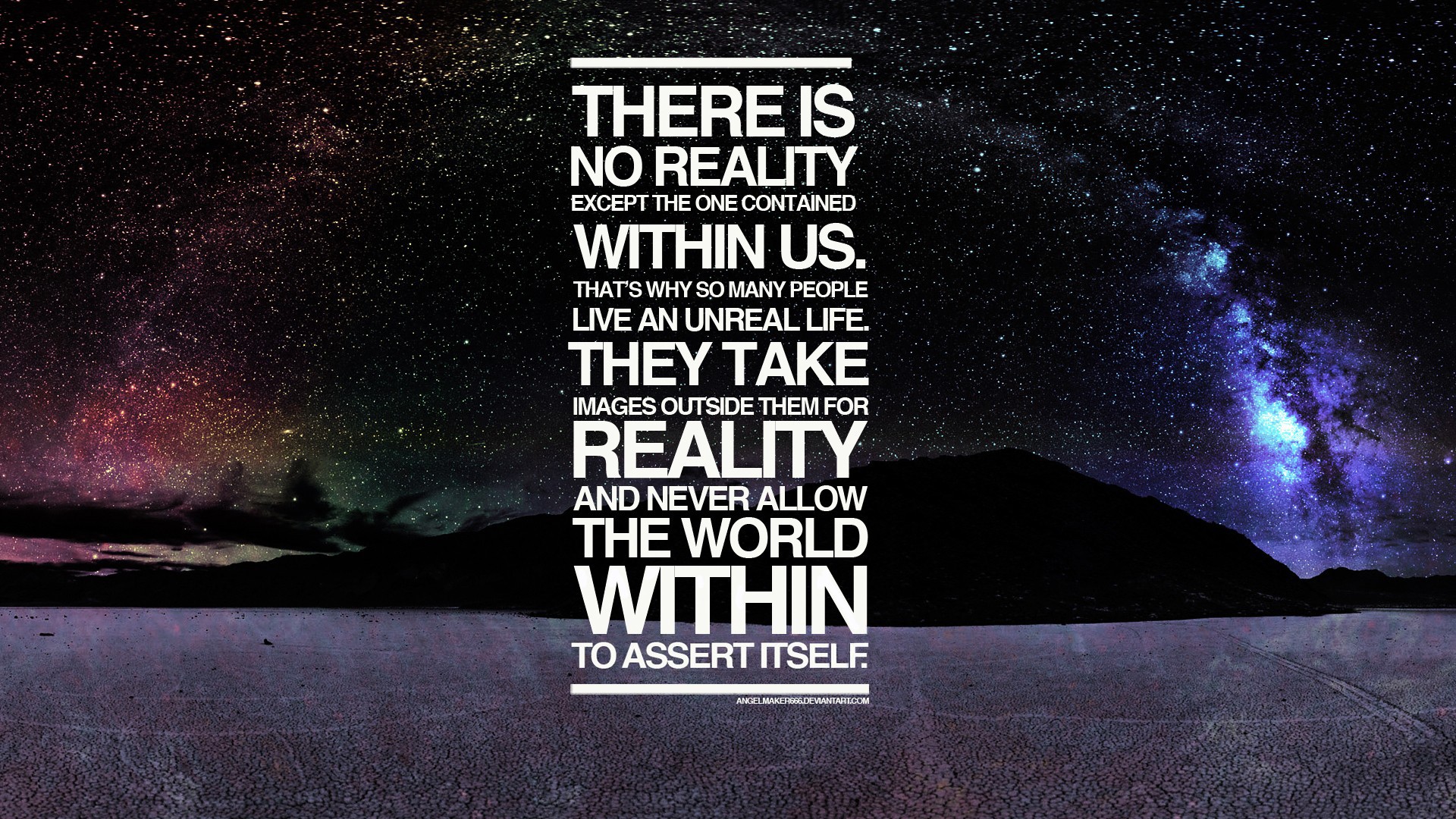 typography, quote, Death Valley, space