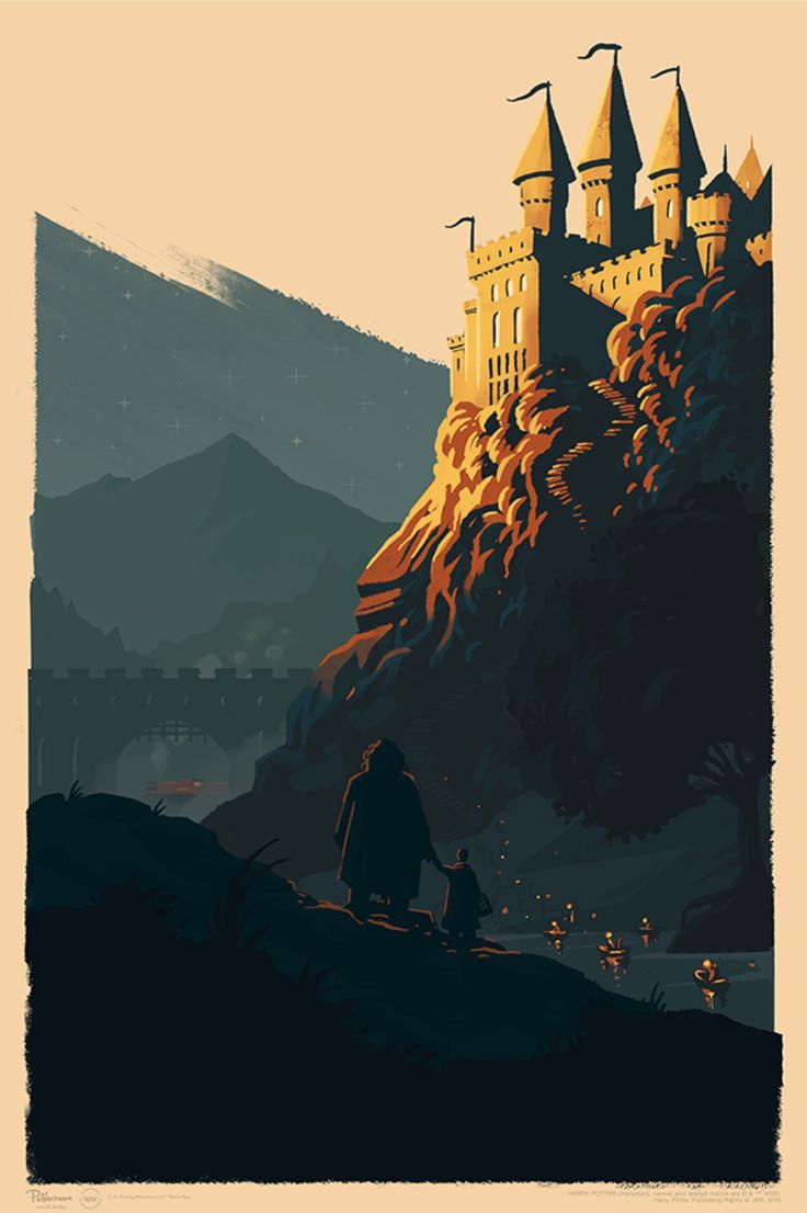 Olly Moss Harry Potter Posters Title Less