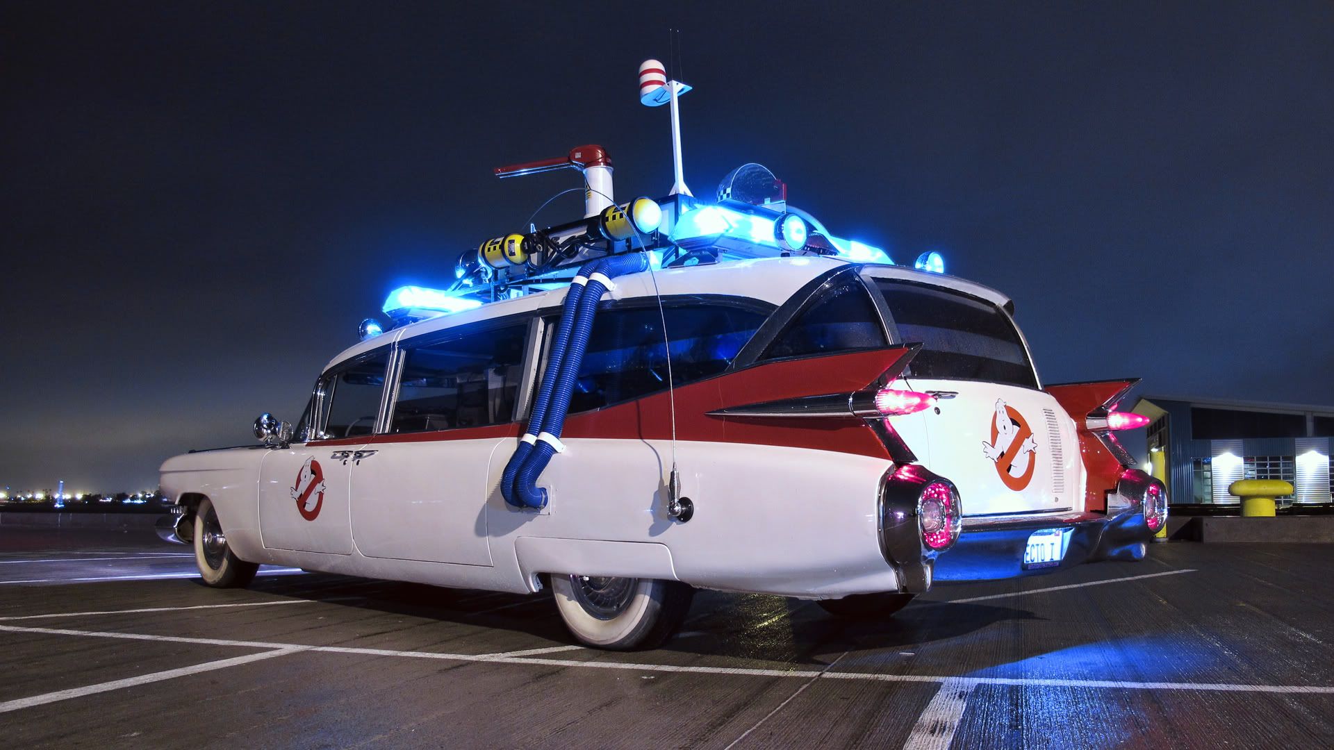 Ecto 1 Ghostbusters Car. (1920 X 1080)