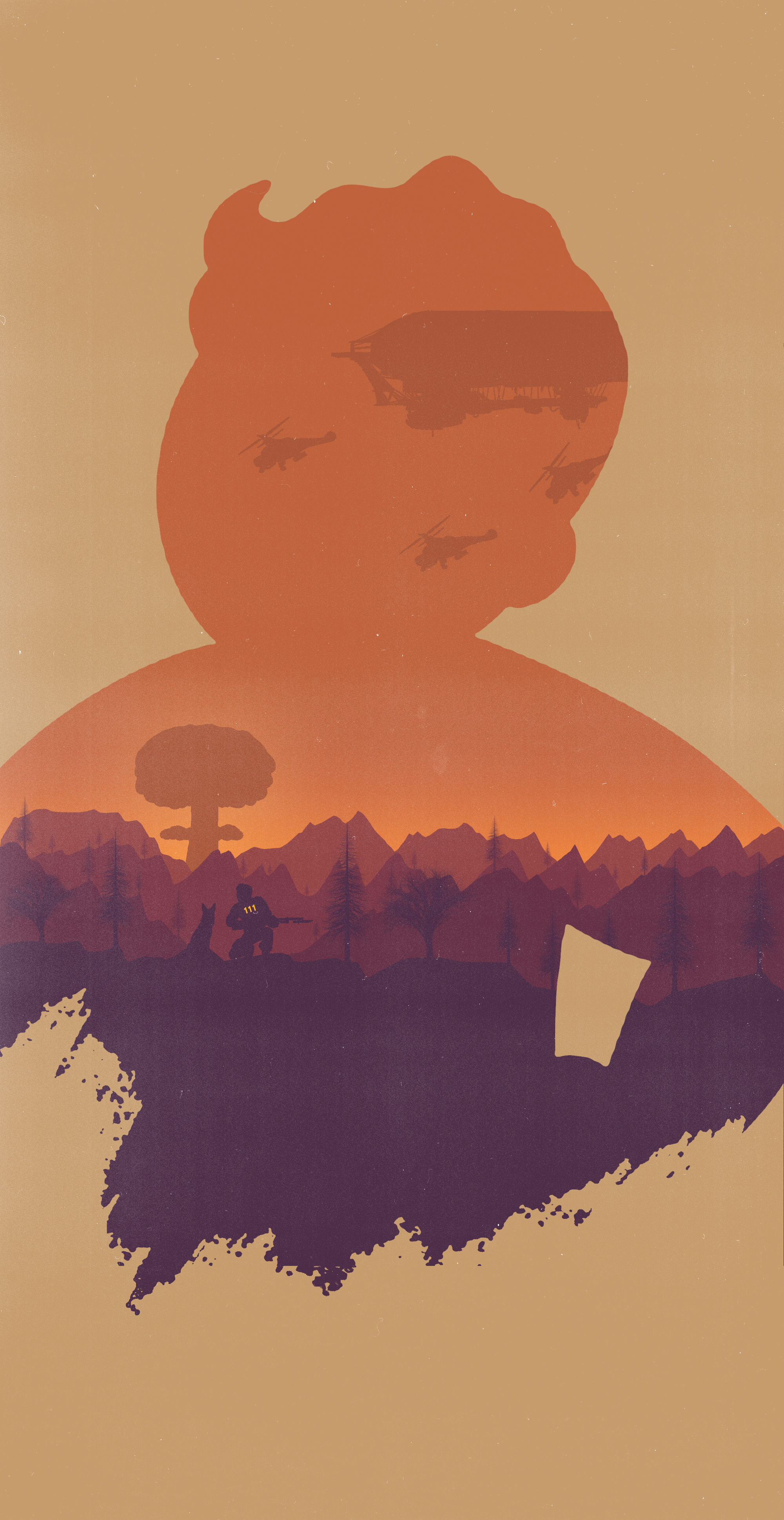 Olly Moss inspired Fallout Piece