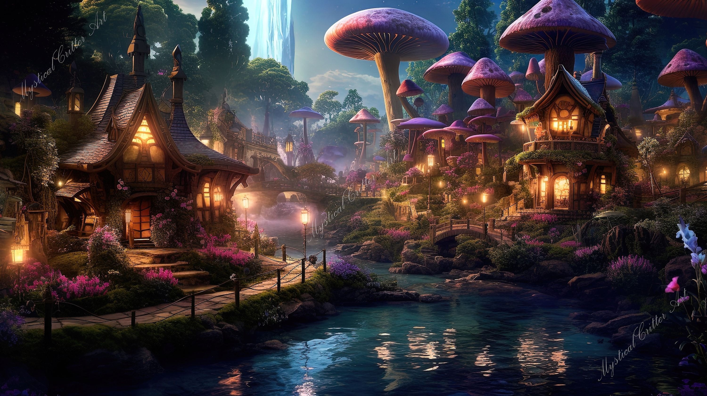 Fairy Home Desktop Background